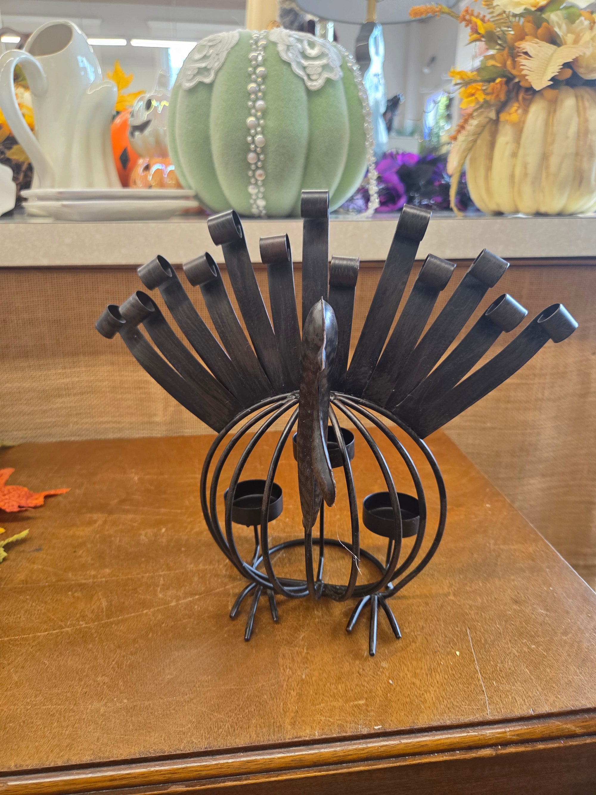 Black  Turkey Tealight Holder