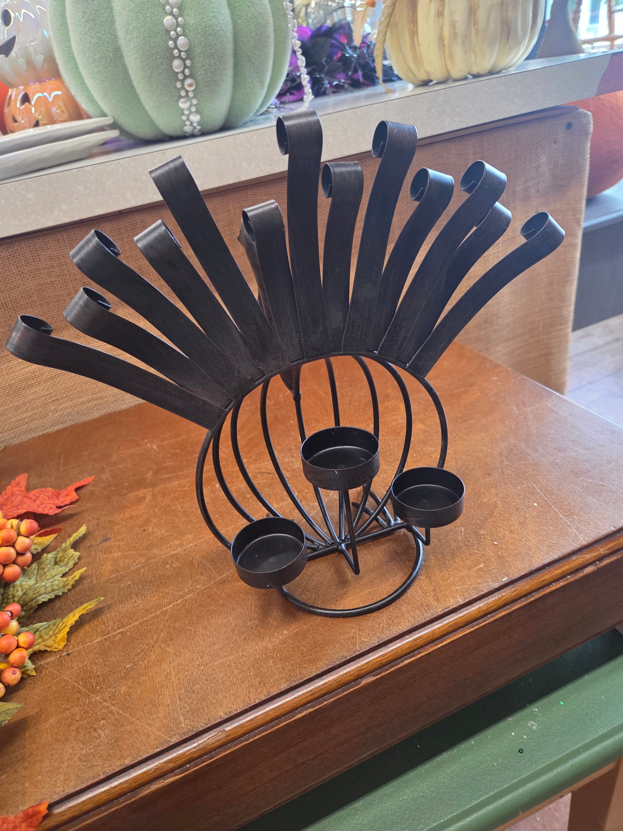 Black  Turkey Tealight Holder