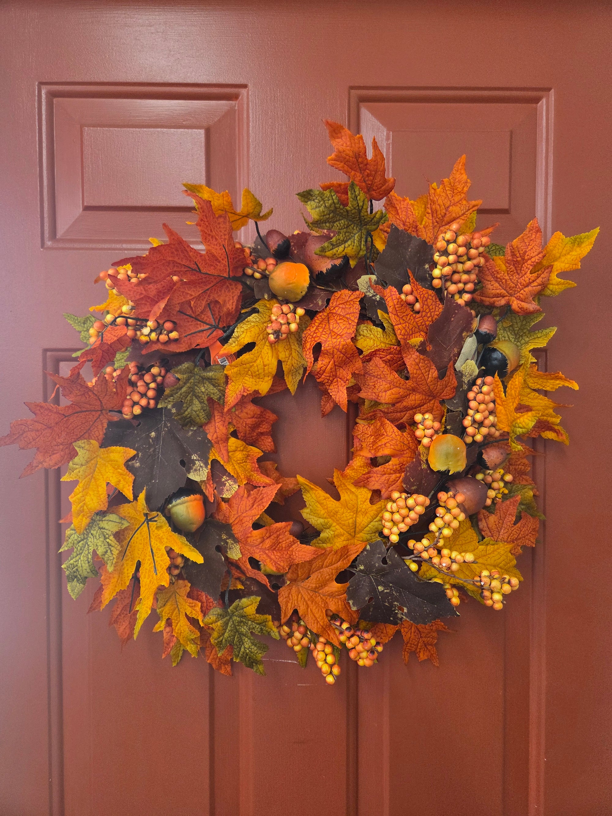 Orange  Fall Wreath