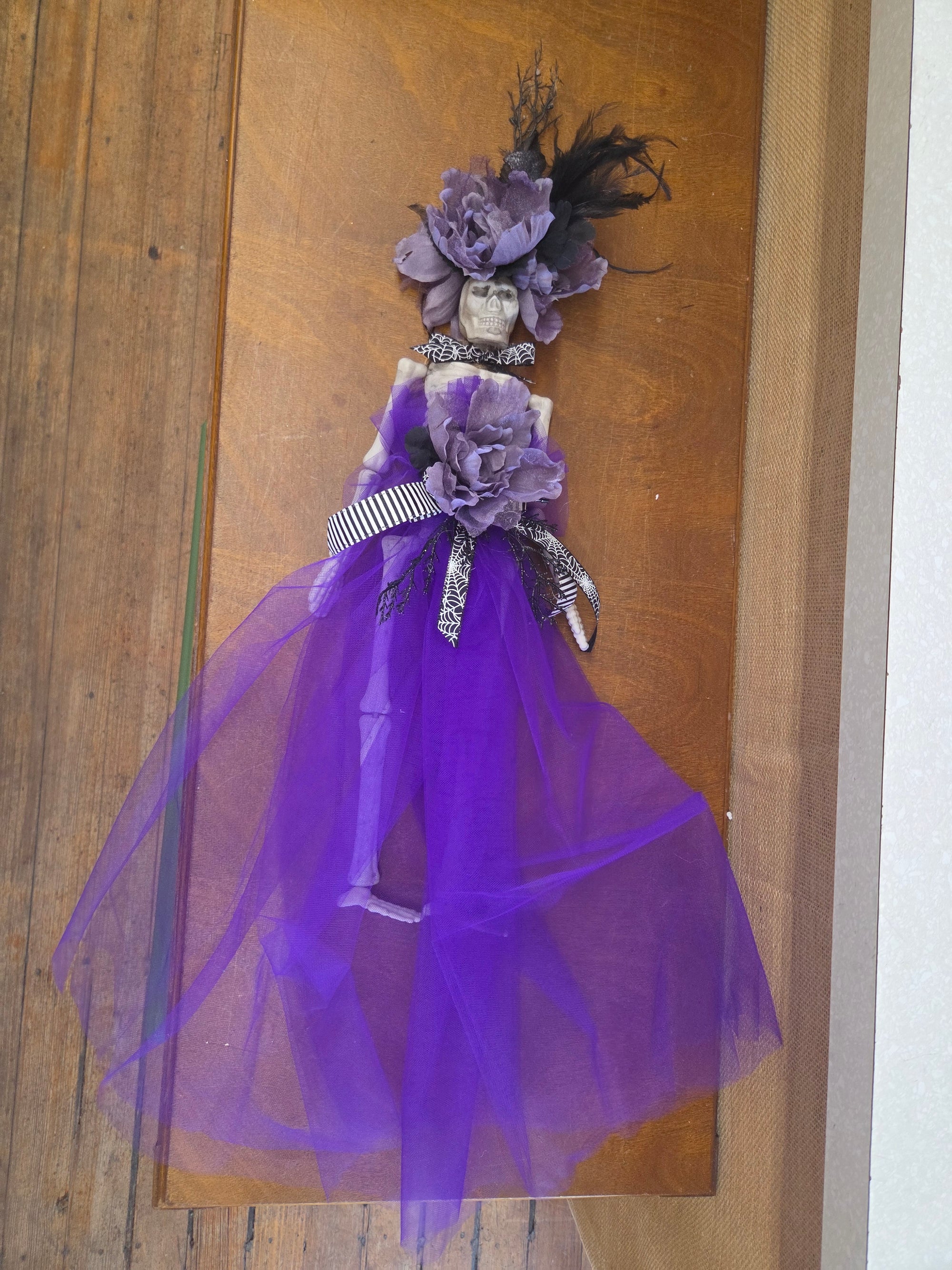 White and Purple  Skeleton