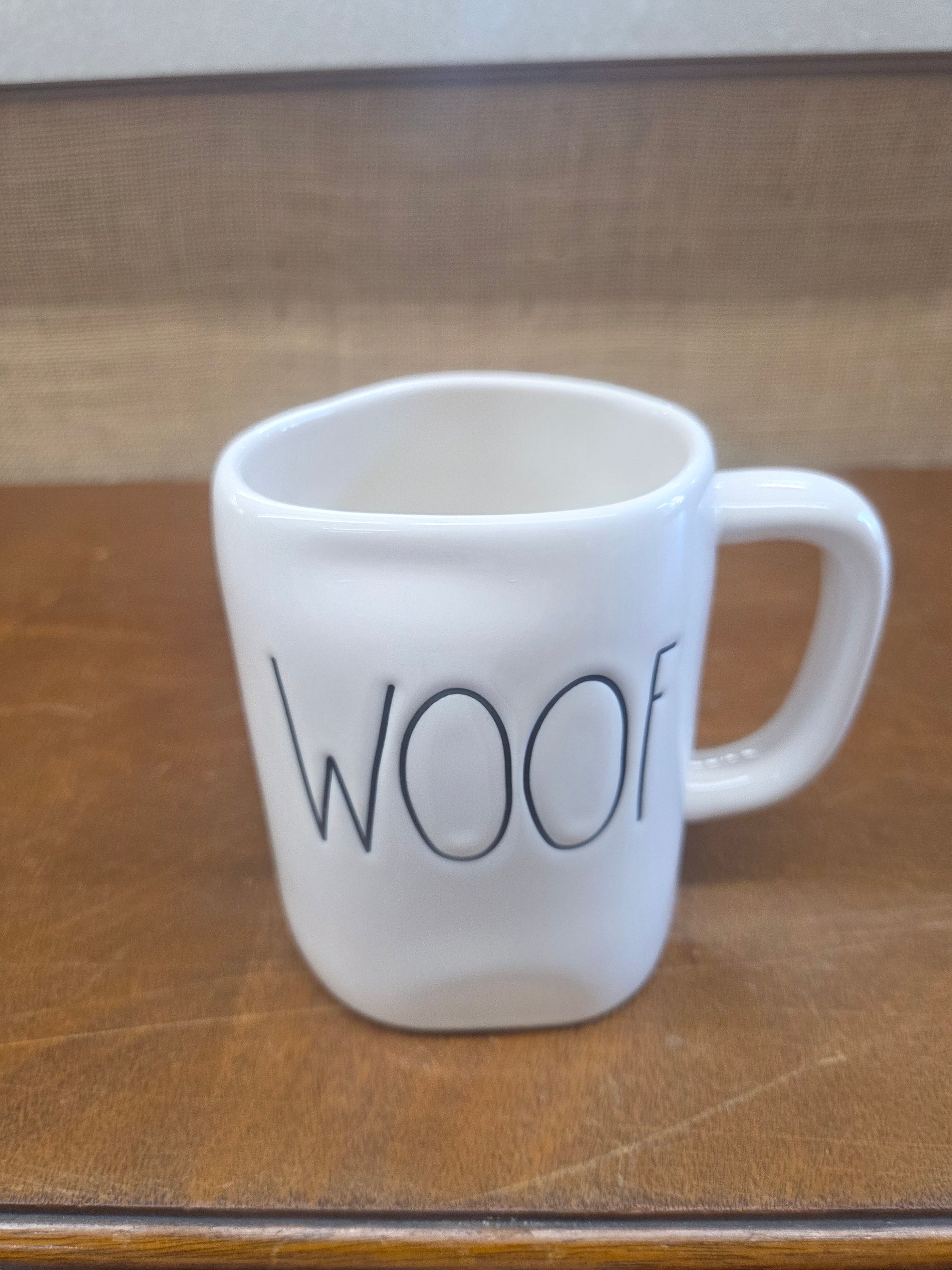 White Rae Dunn Mugs, 2 pc