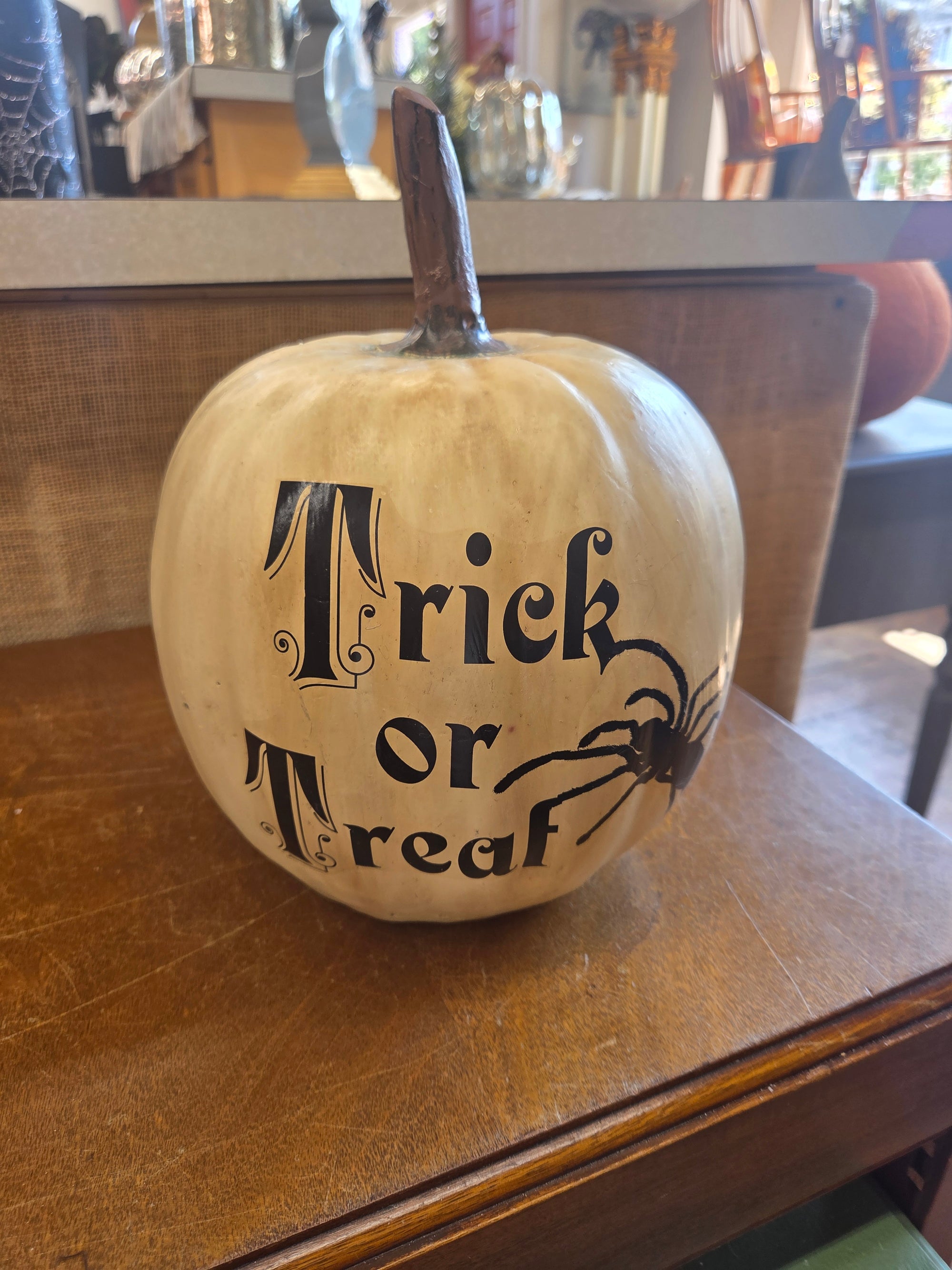 Cream  Pumpkin Decor