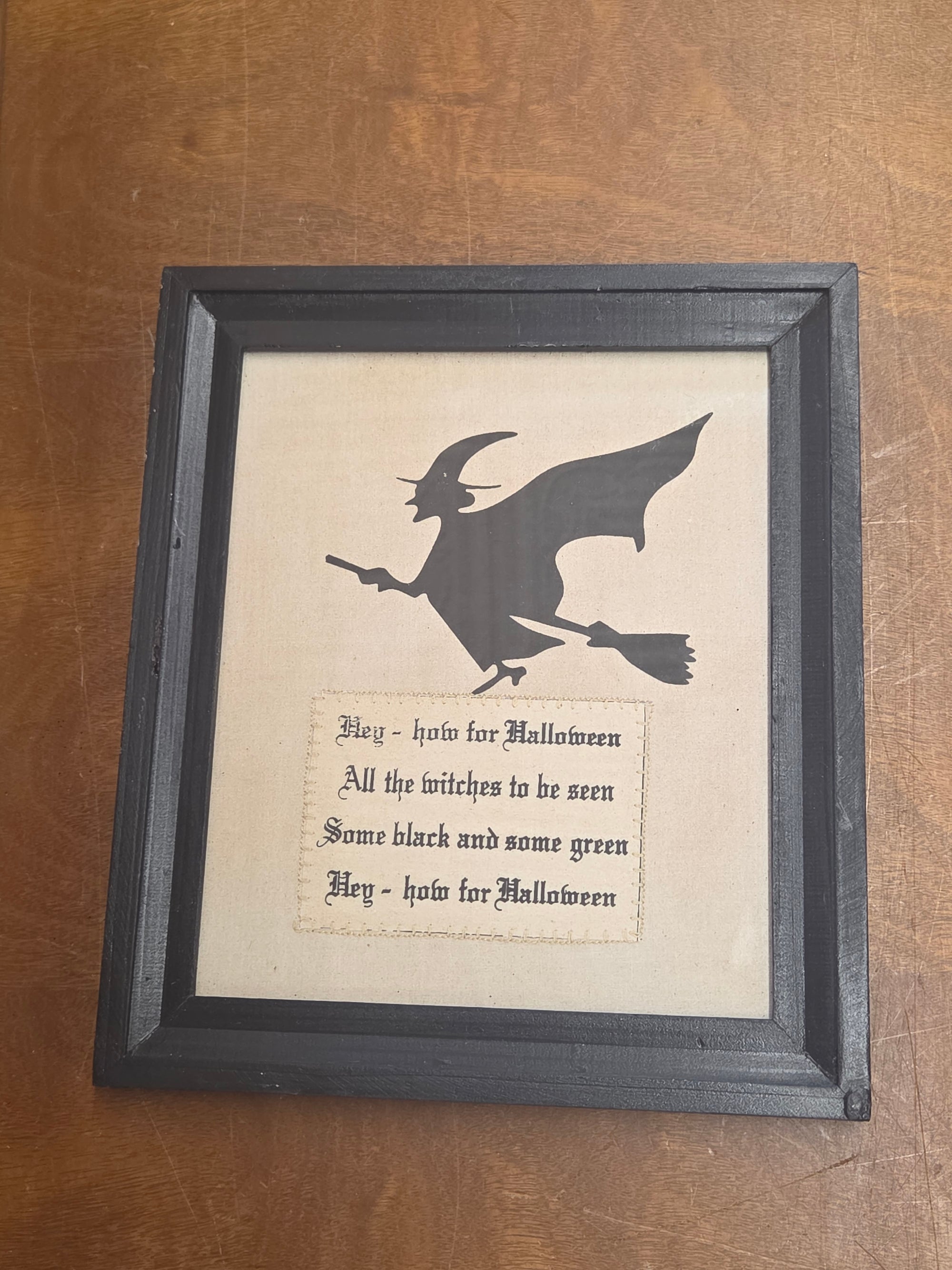Cream and Black  Framed Artwork