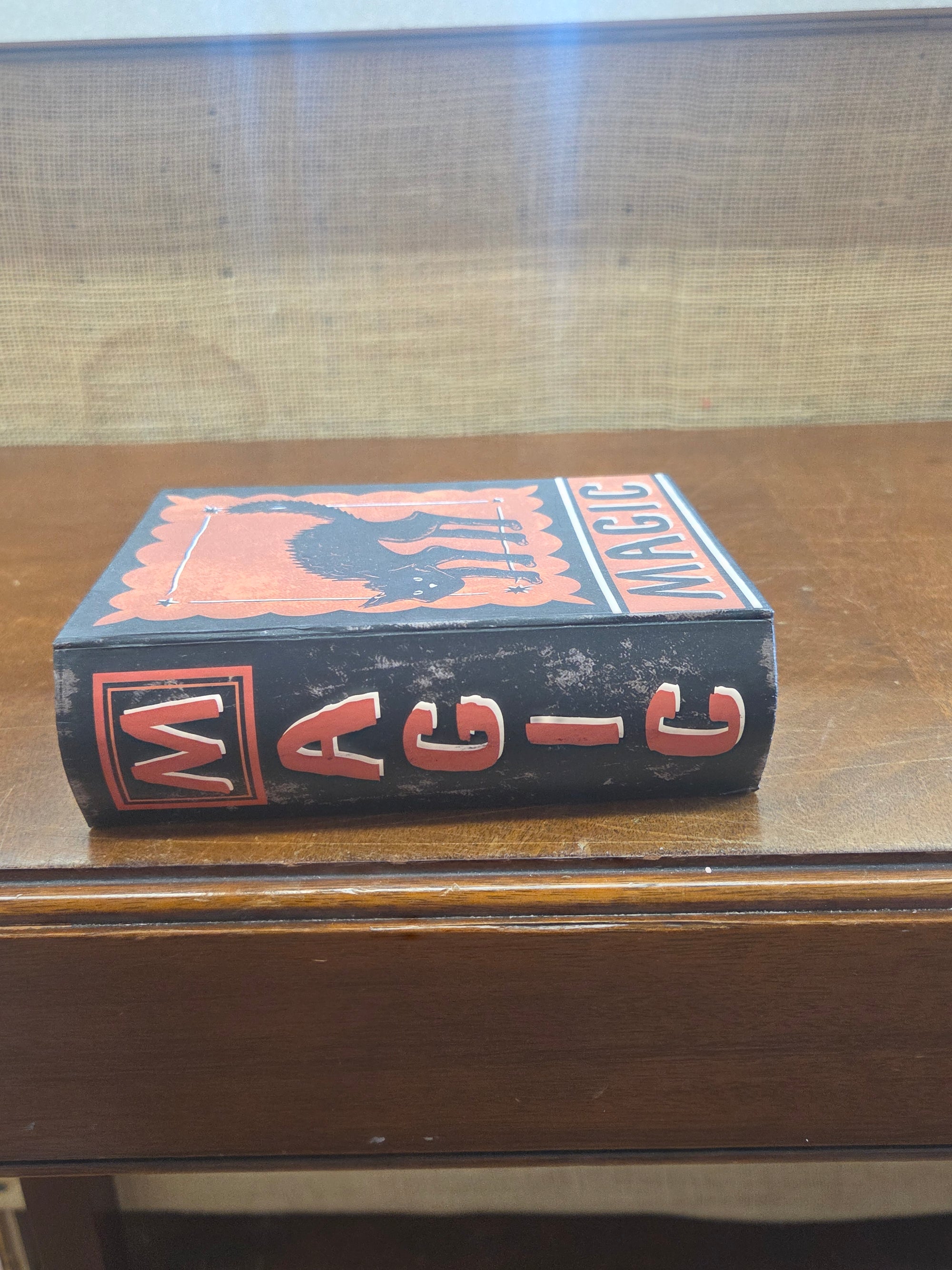 Black and Orange  Decorative Book