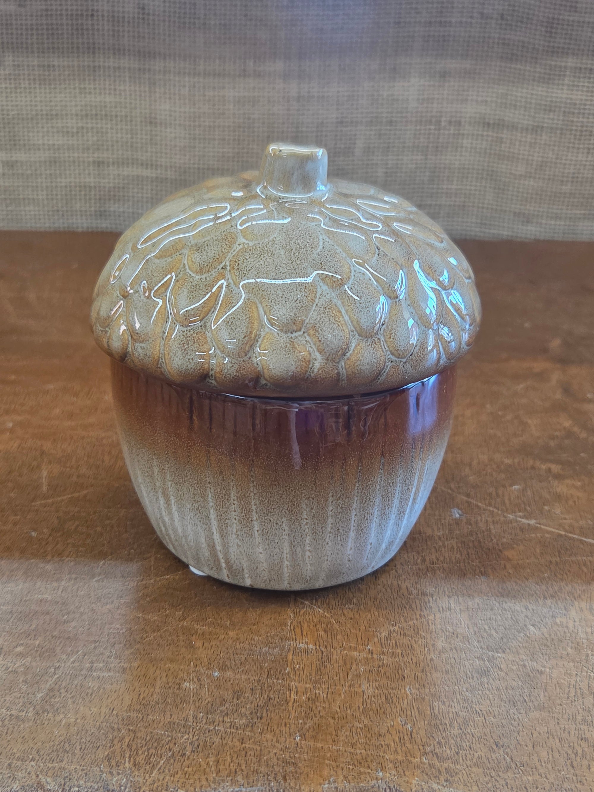 Brown  Acorn Candle