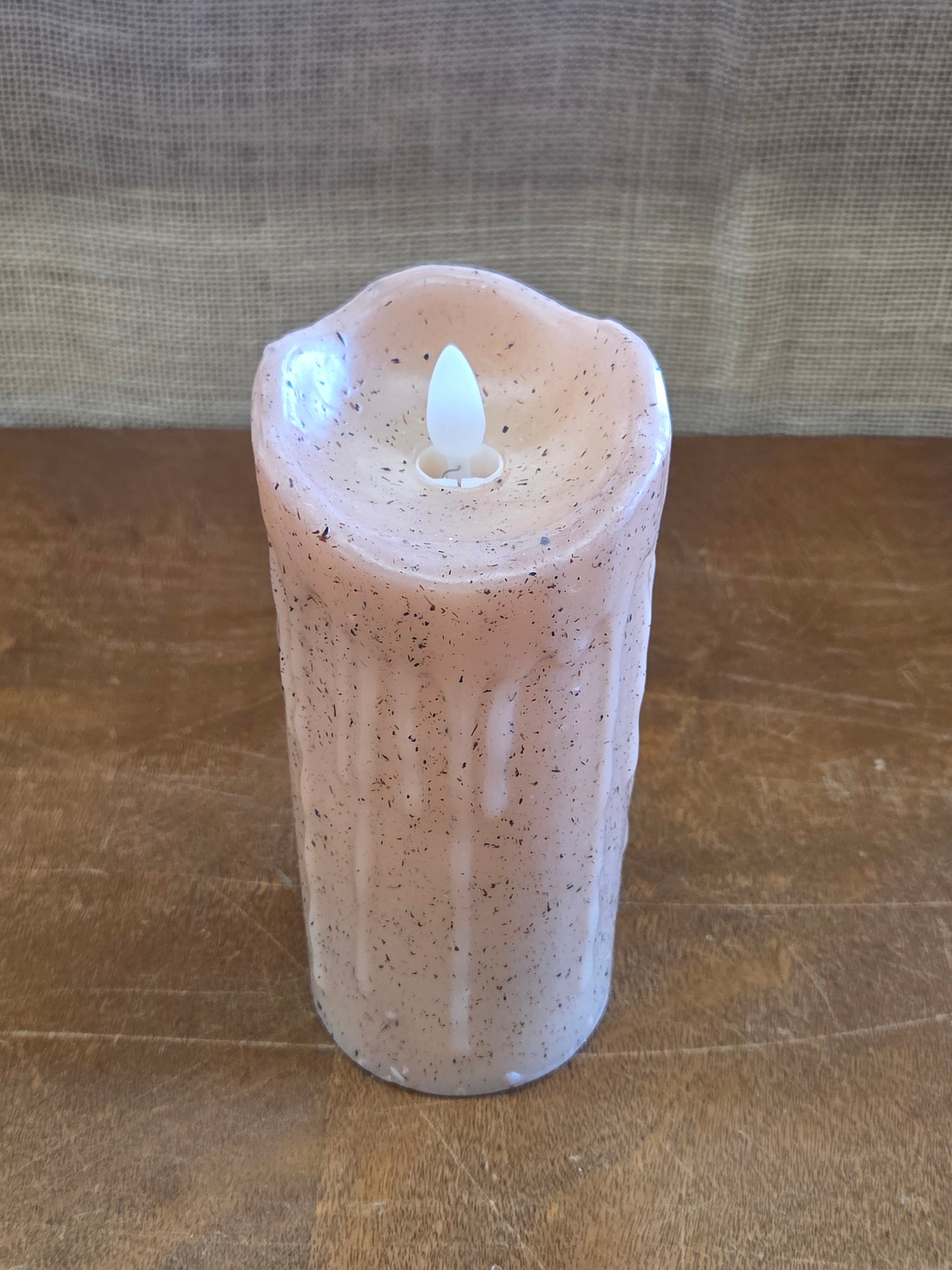Orange  Faux Candle