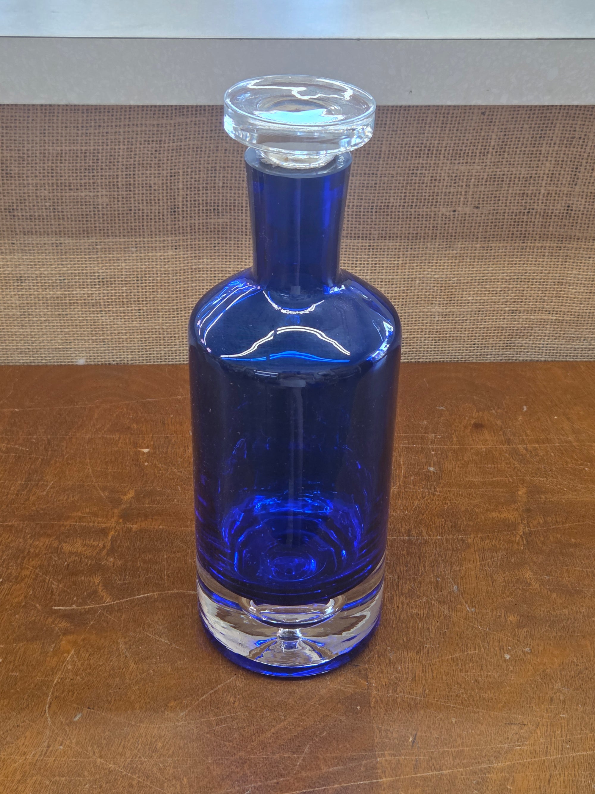 Blue  Decanter