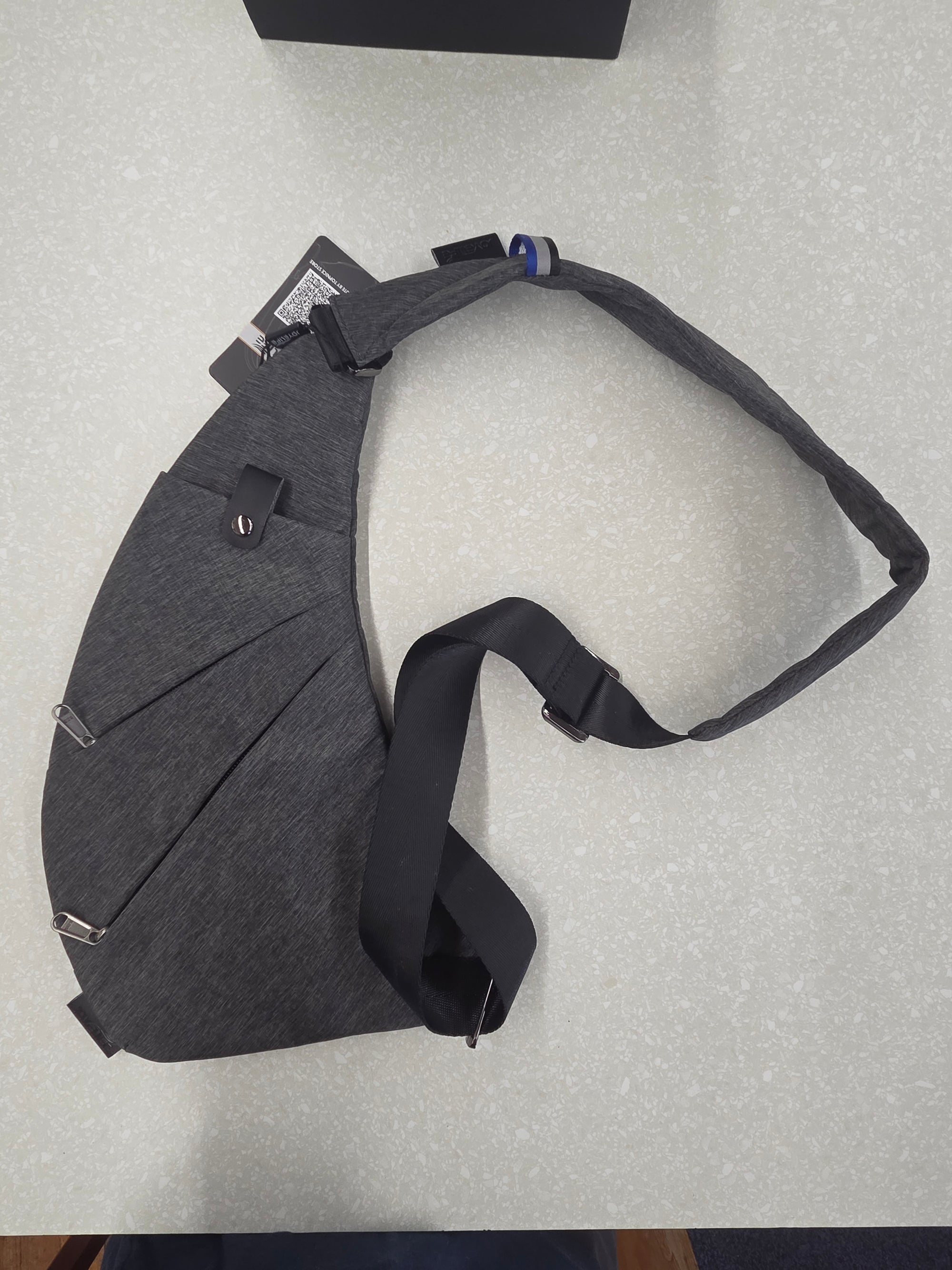 Gray  Cross-body Bag
