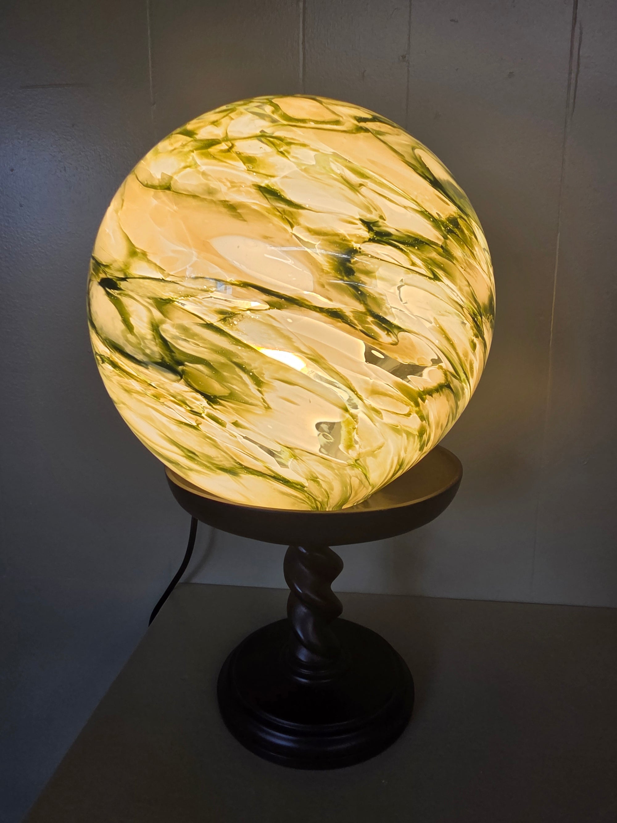 Marbled Glass Globe