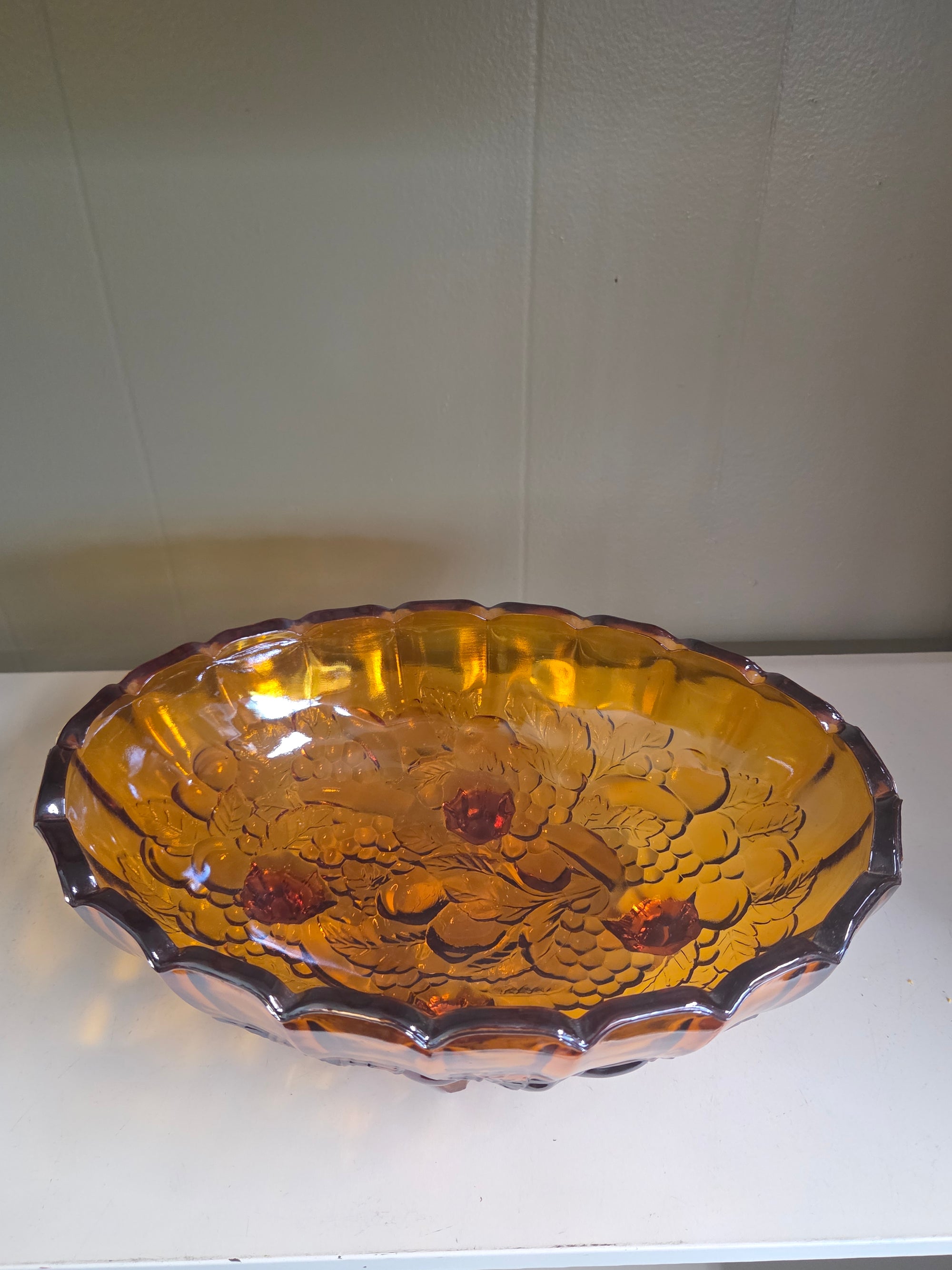 Amber Fruit Bowl