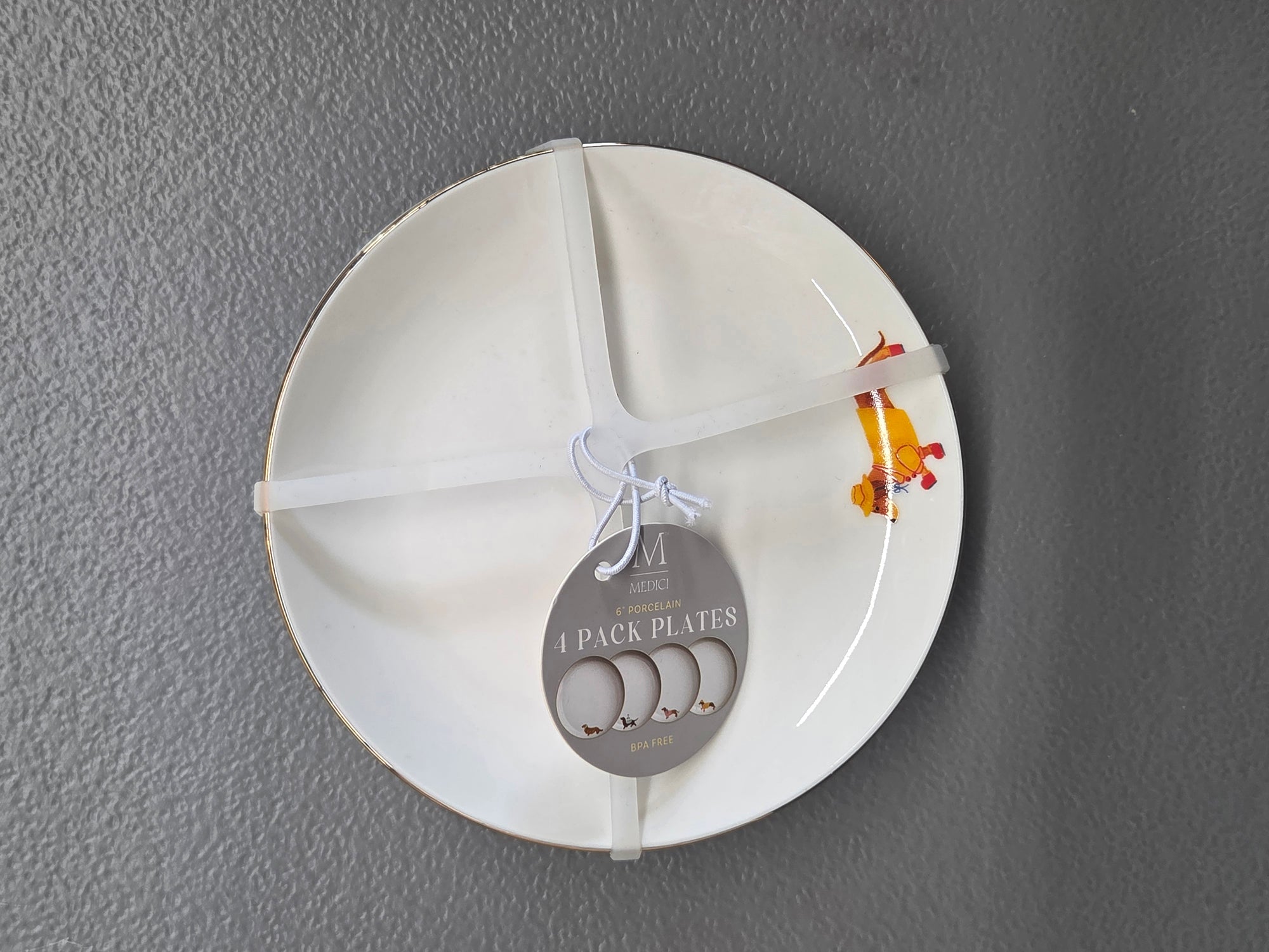 Dog Plates, Set of 4