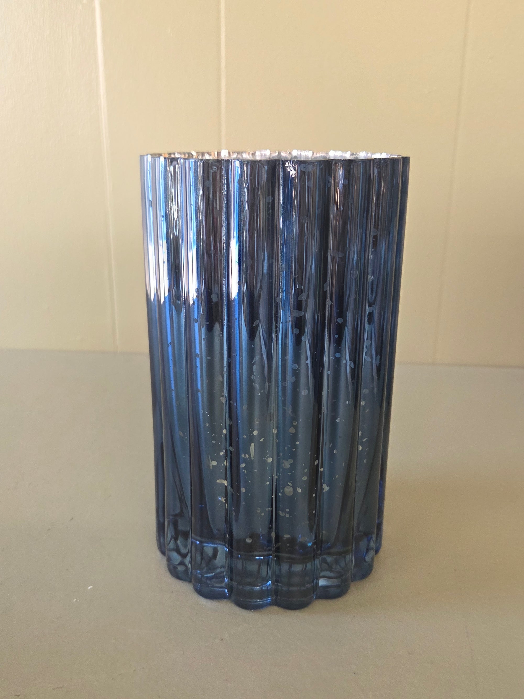 Blue LED Candle Holder