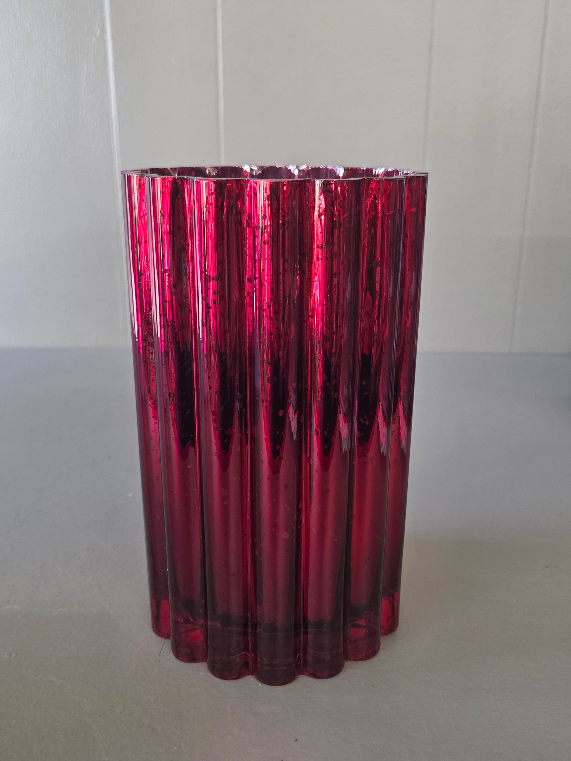 Red LED Candle Holder