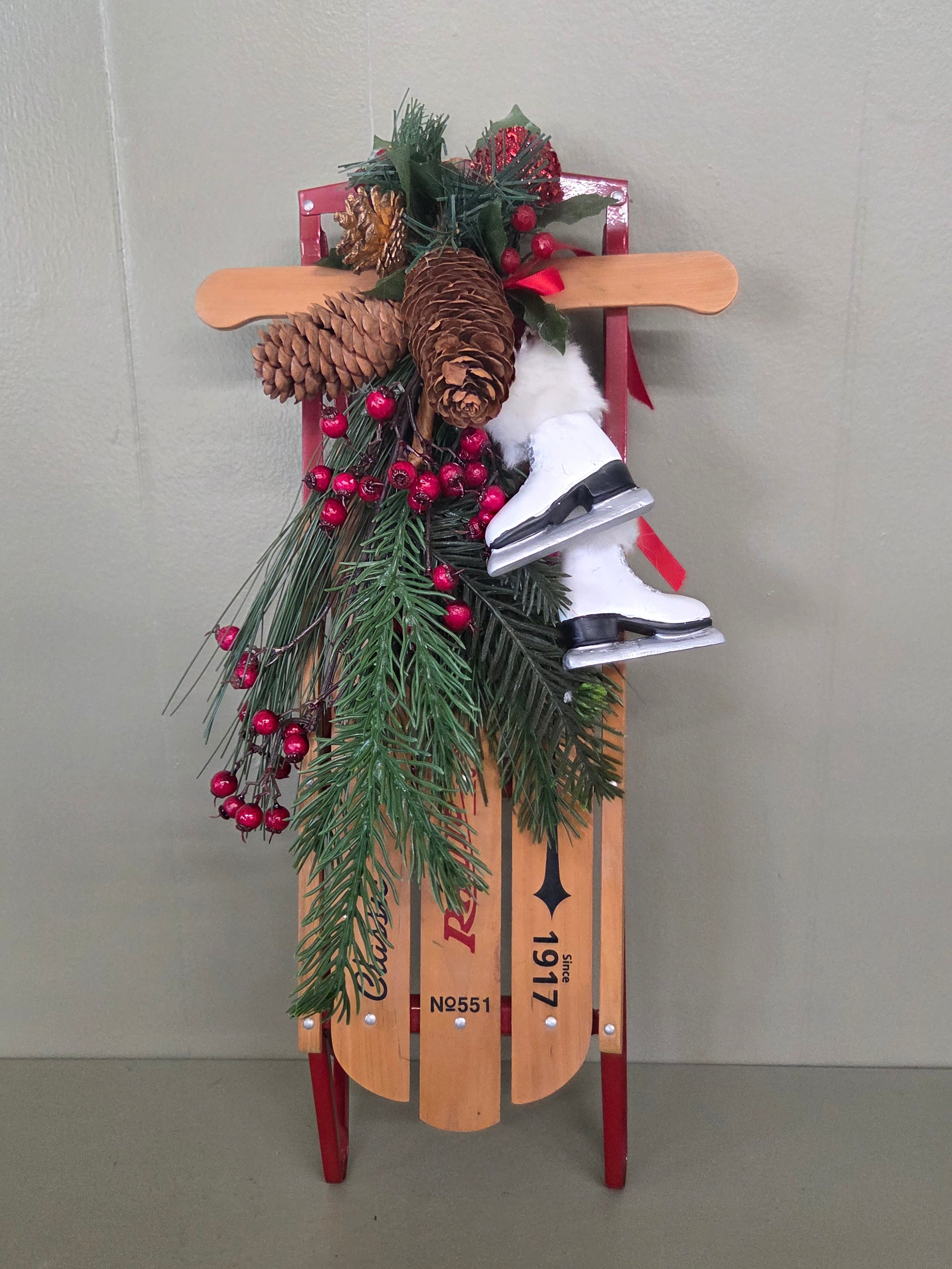 Pine Covered Sled