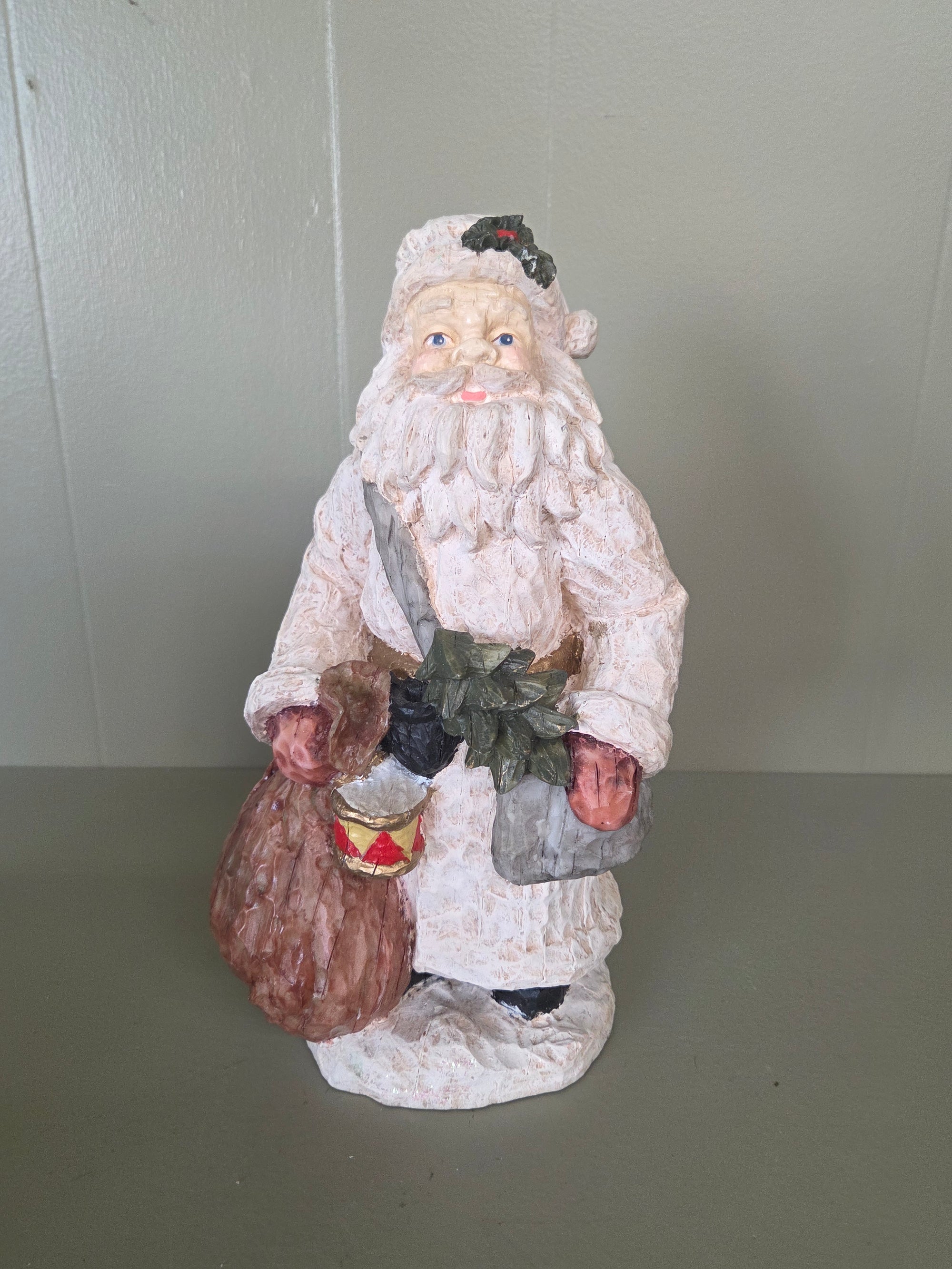 Wood Carved Santa