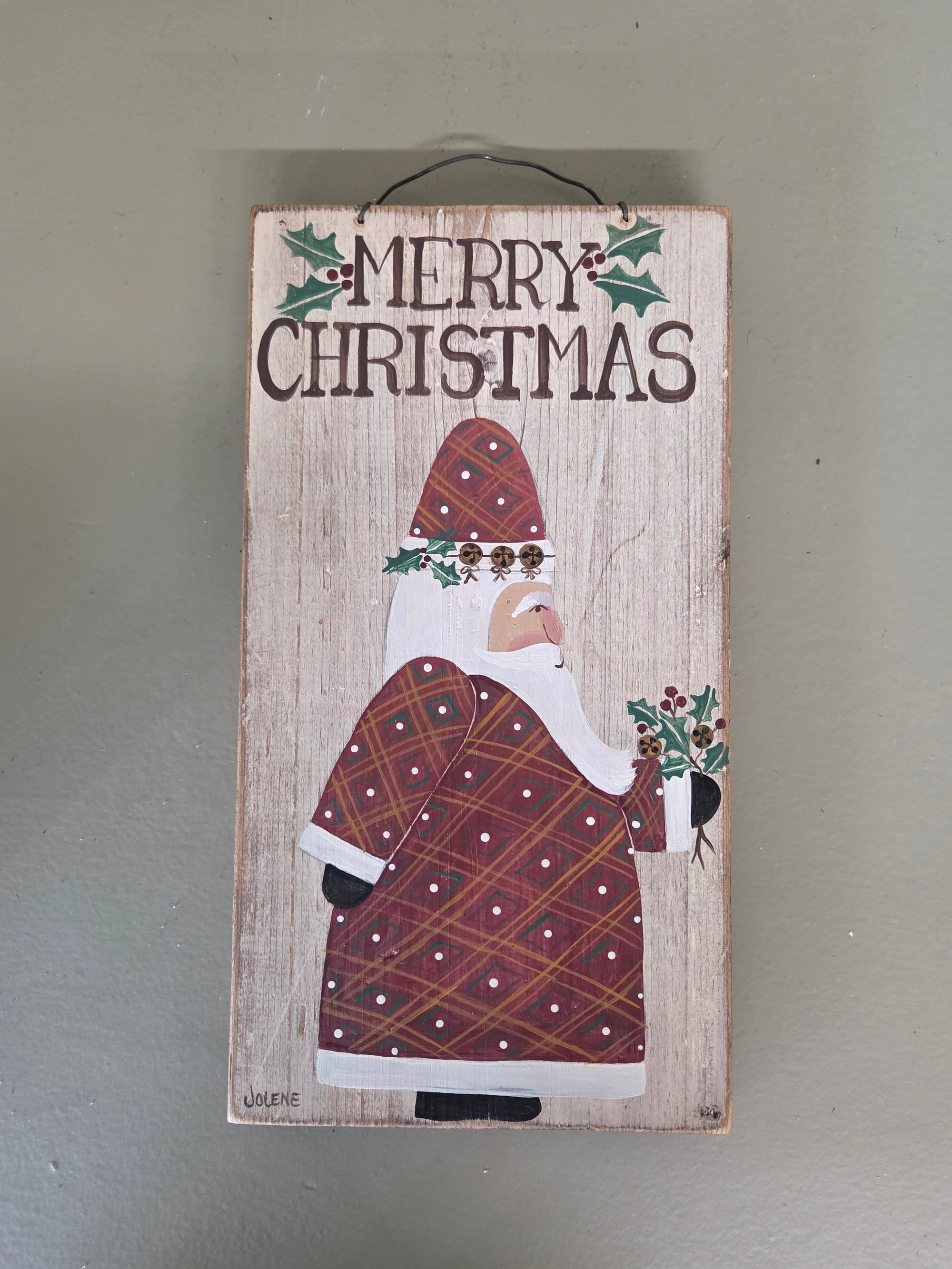 Hand Painted Wooden Sign