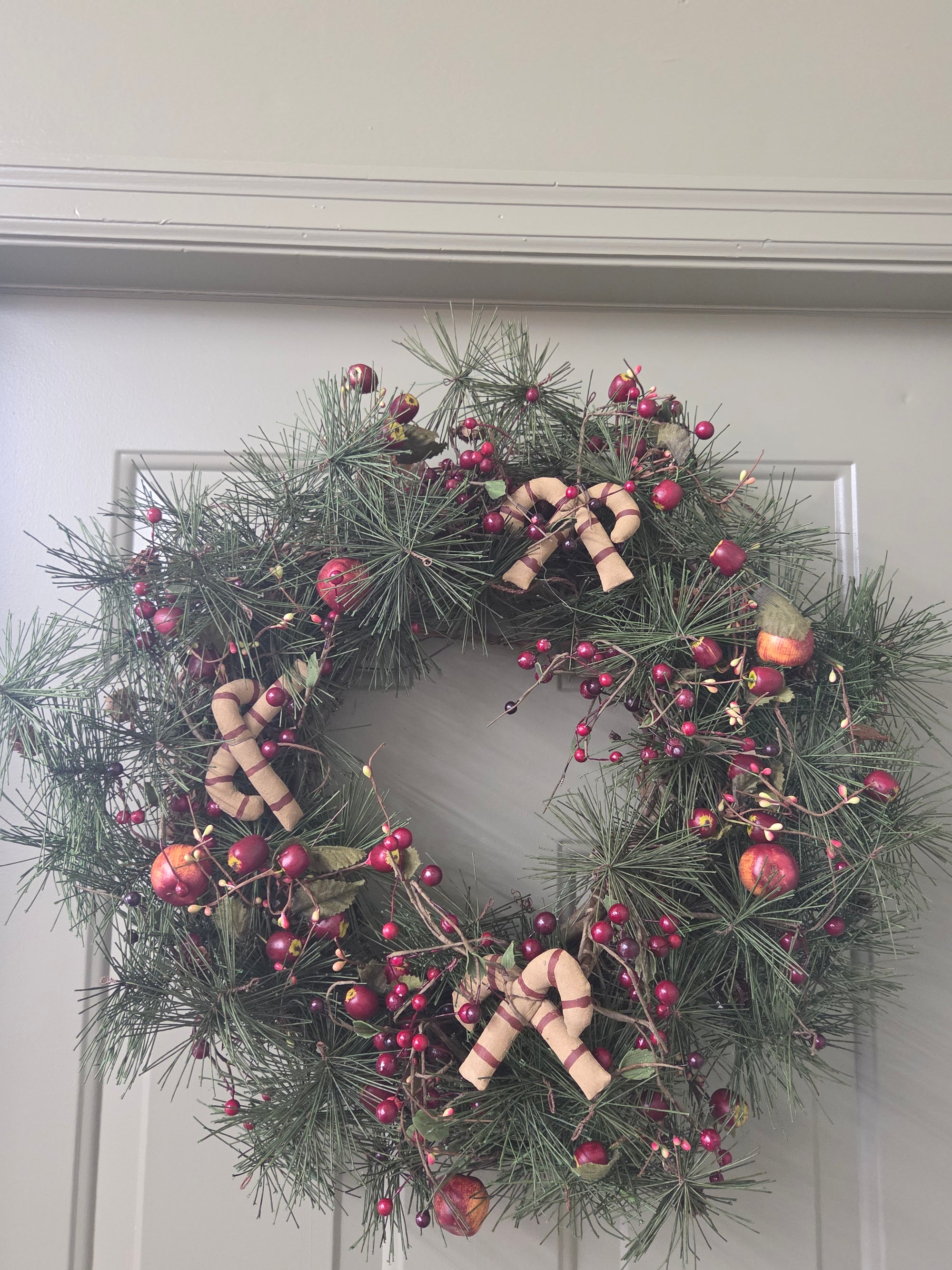 Wreath with Apples and Berries