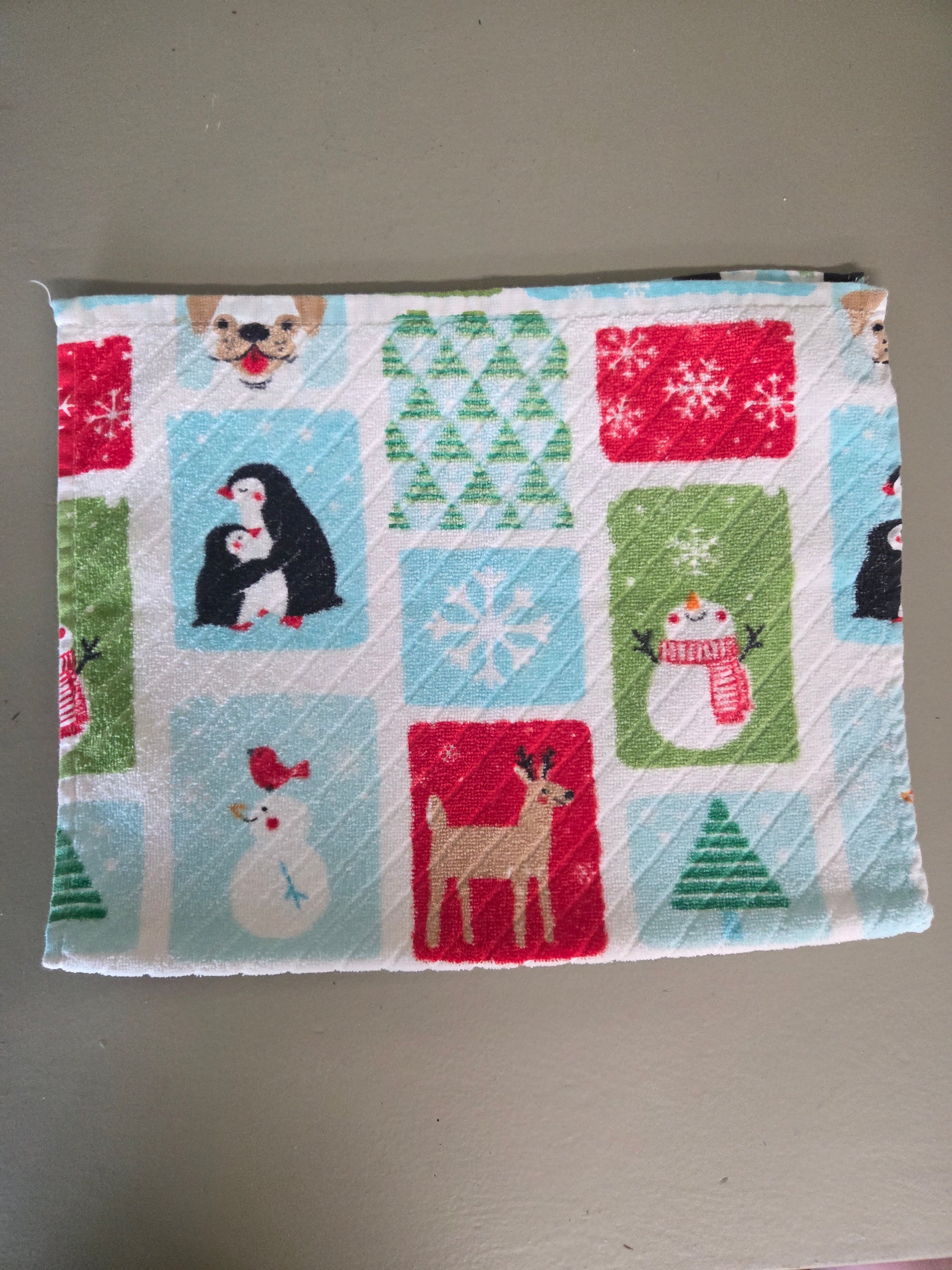 Winter Animal Towel, As Is