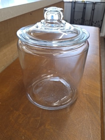 Clear  Glass Canister