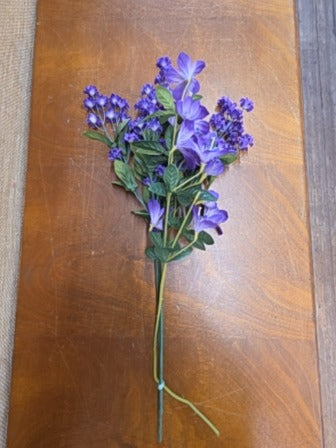 Purple  Purple Floral 3 Stems