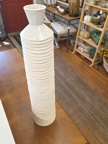 Off-White  Rippled Vase