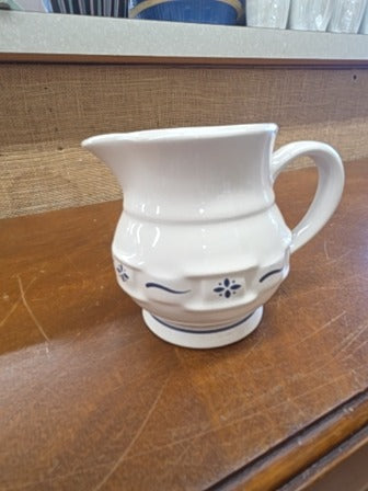 Blue and White Longaberger Creamer