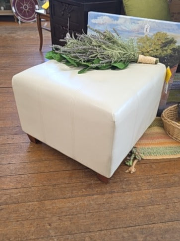 Cream As Is Ottoman