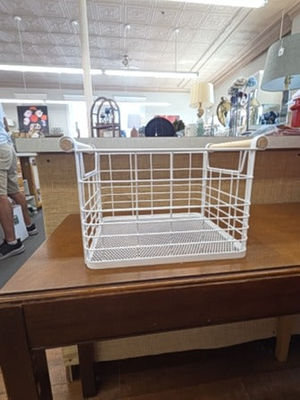 White  Storage Basket
