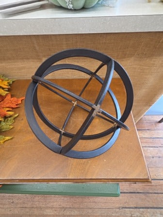 Black  Large Metal Sphere
