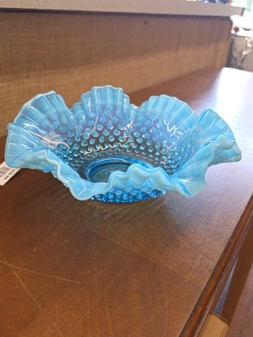 Blue  Blue Decor Bowl, as is-chip on edge