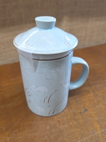 Teal  Ceramic Tea Infuser, 3 pc set
