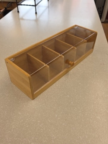 Natural Oak  Tea Box