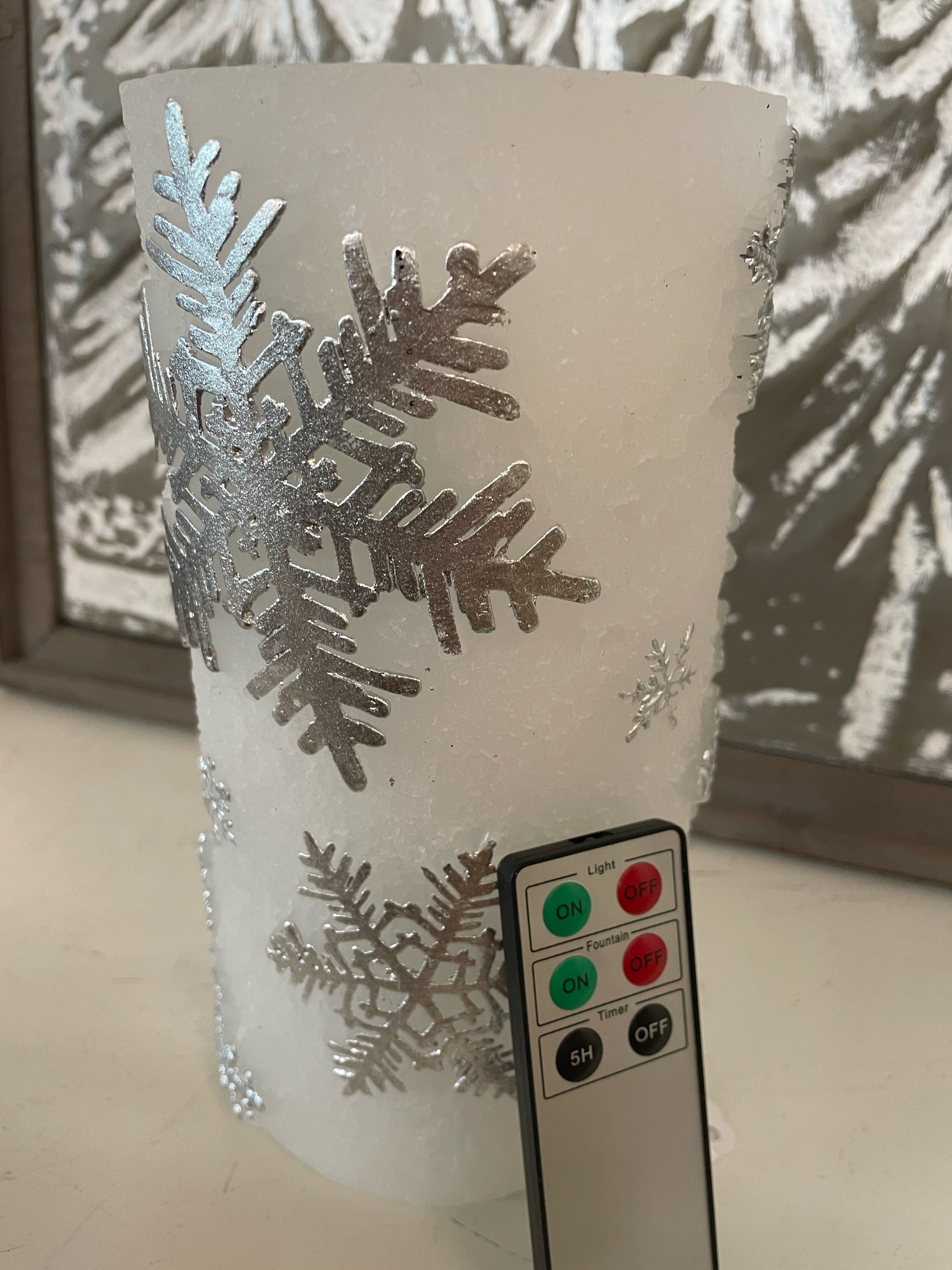 Candle with Fountain