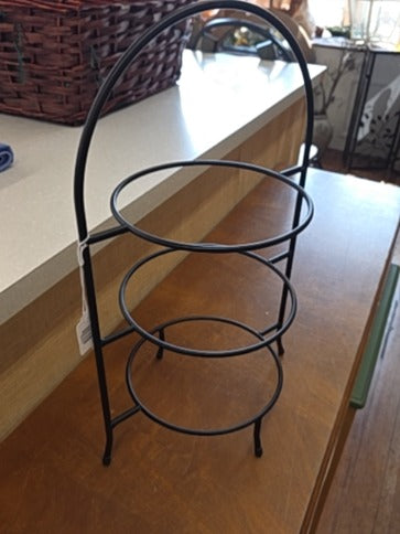 Black  Dessert stand
