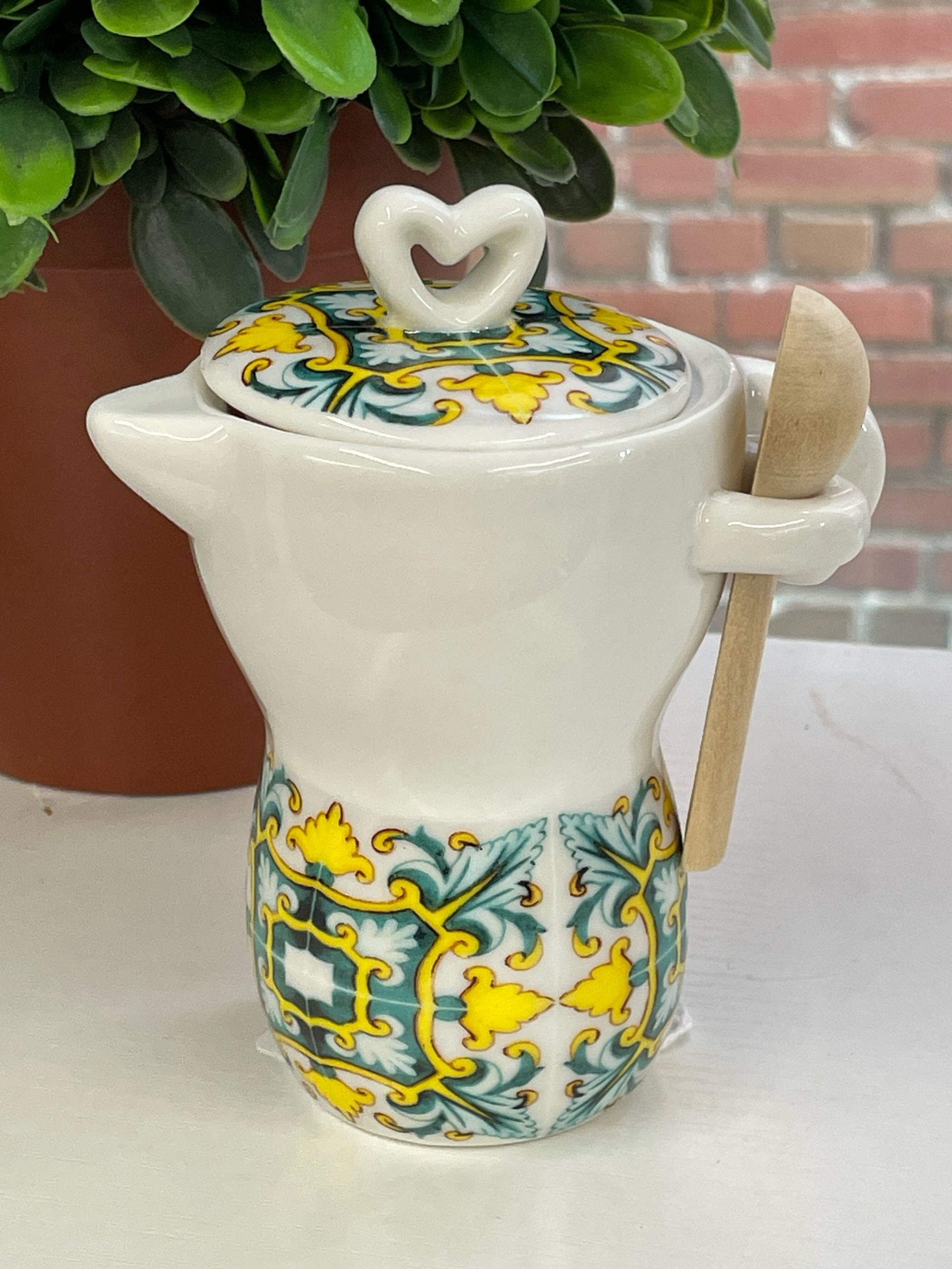Espresso Pot and Spoon