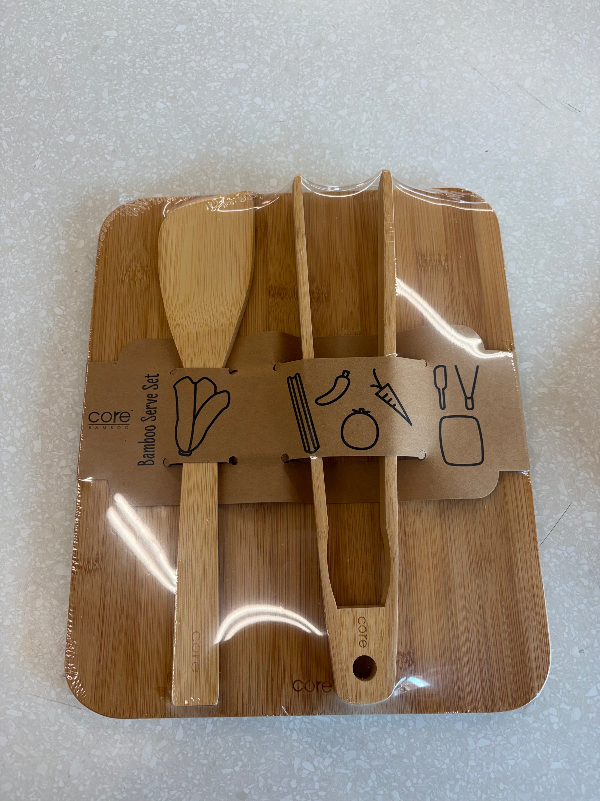 Bamboo Serve Set, 3 pc set