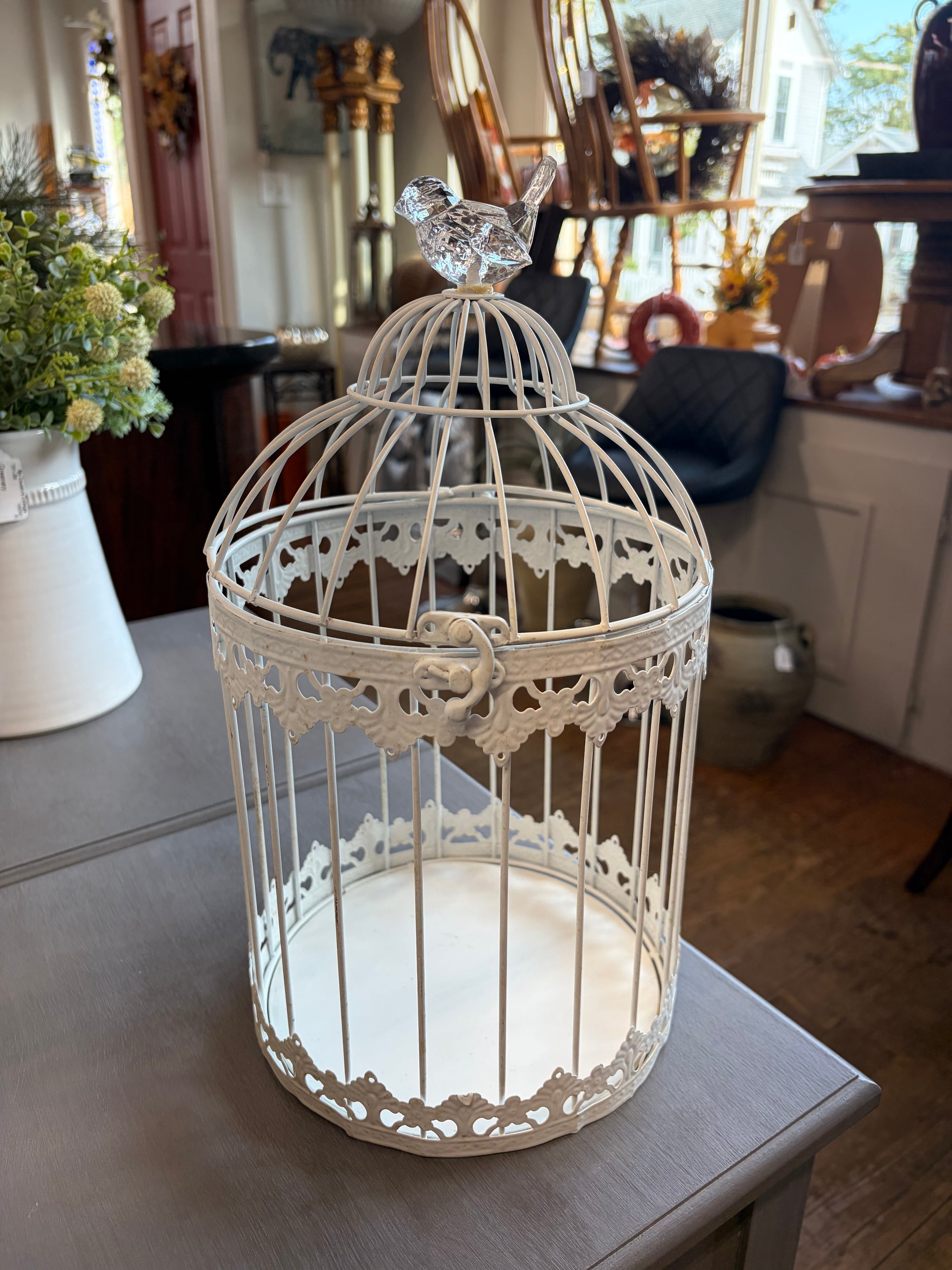 White  Bird Cage