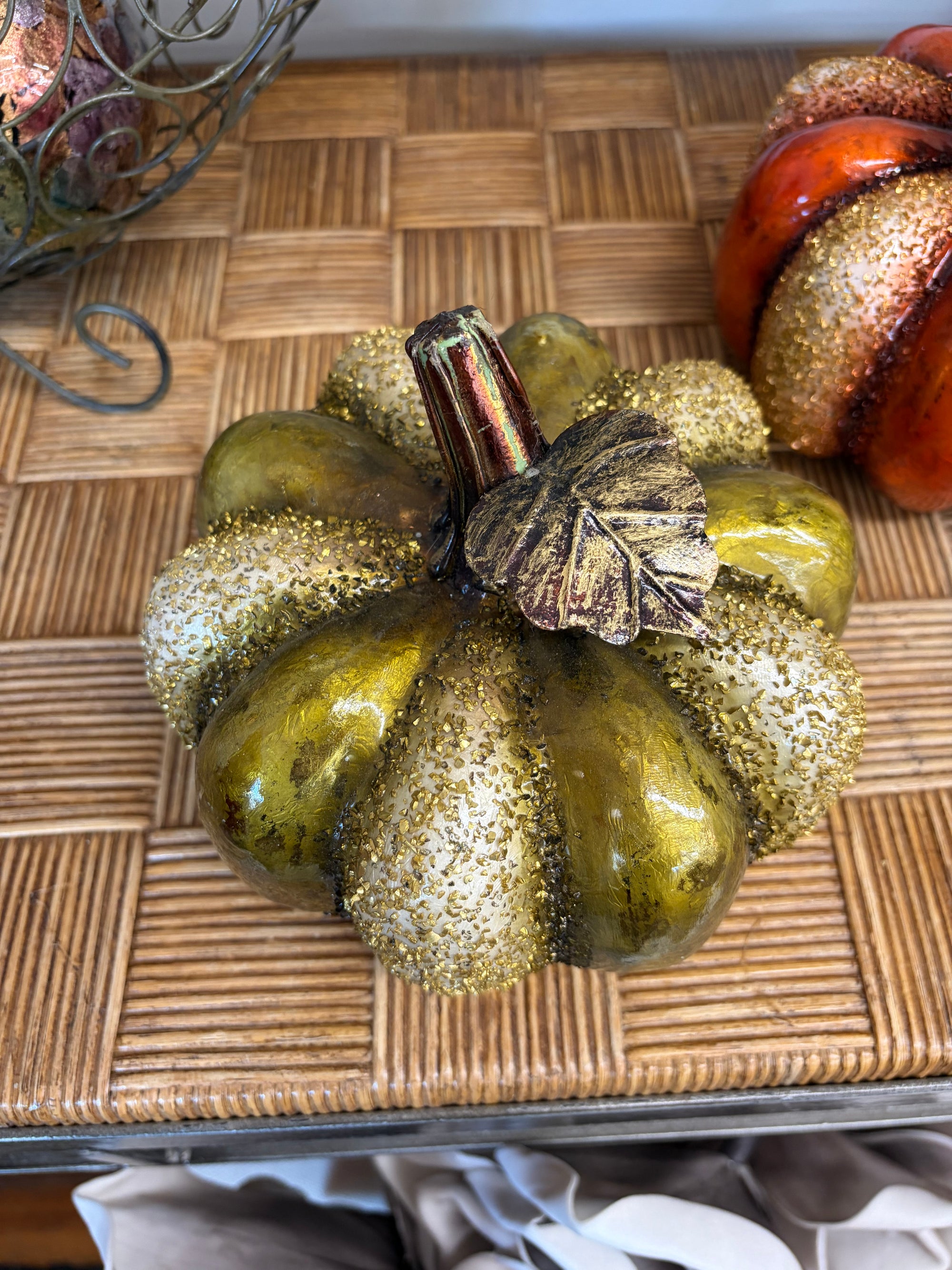 Green  Plastic Pumpkin