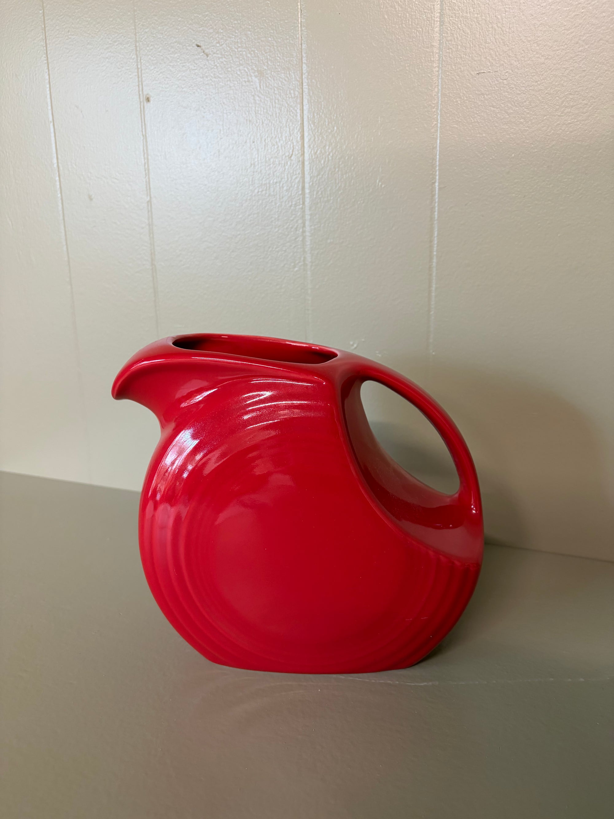 Red Fiesta Pitcher