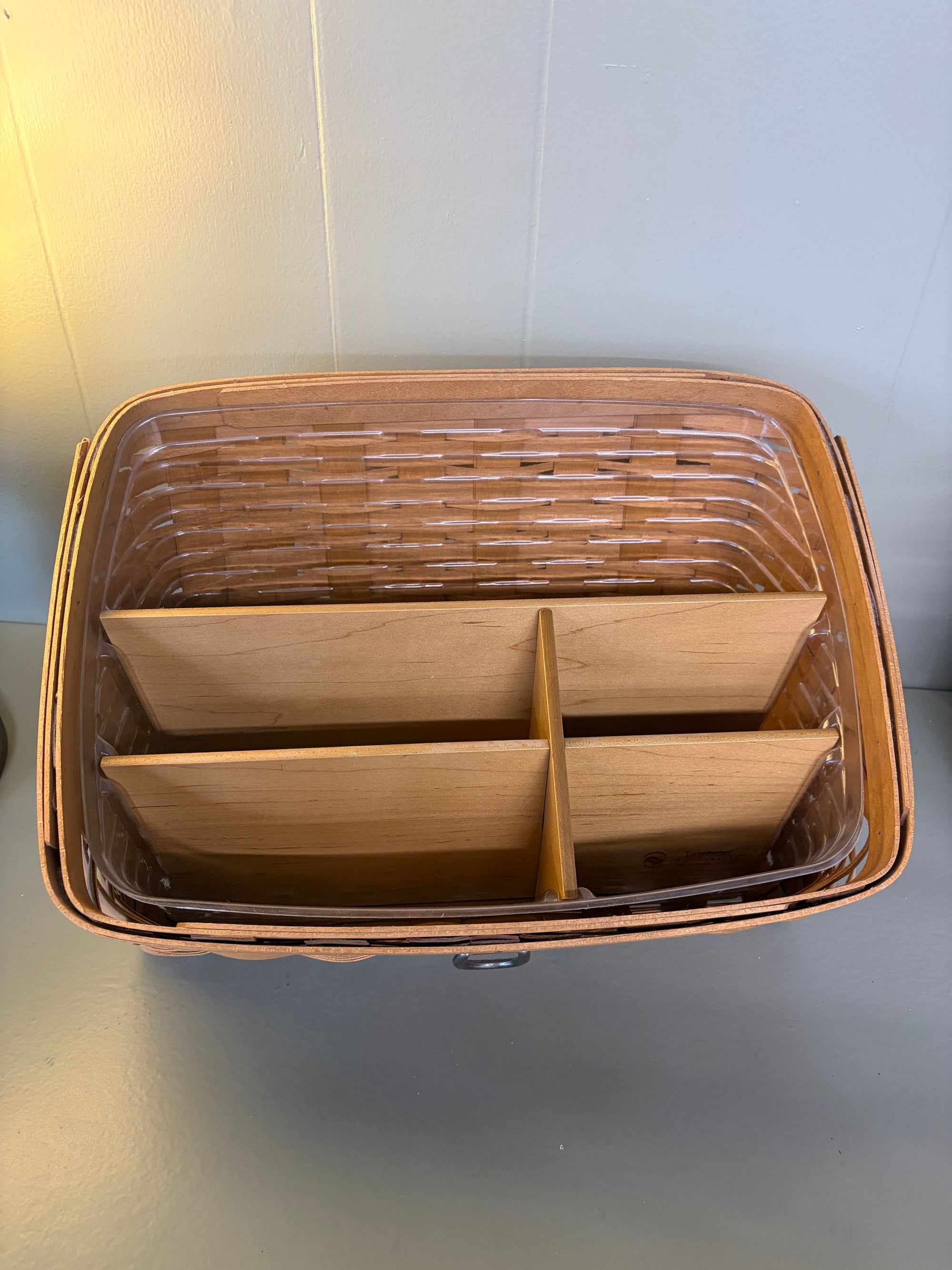 Divided Longaberger Basket