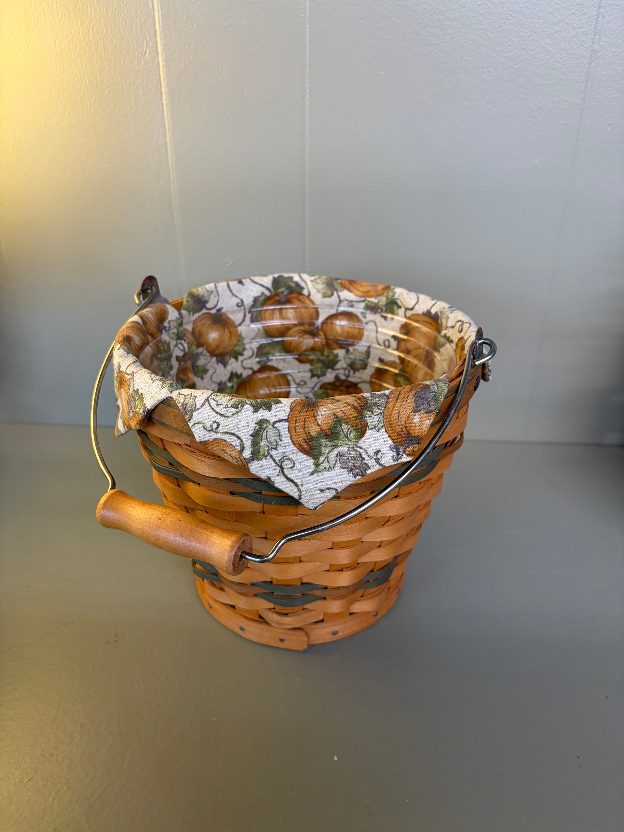 Pumpkin Longaberger Basket