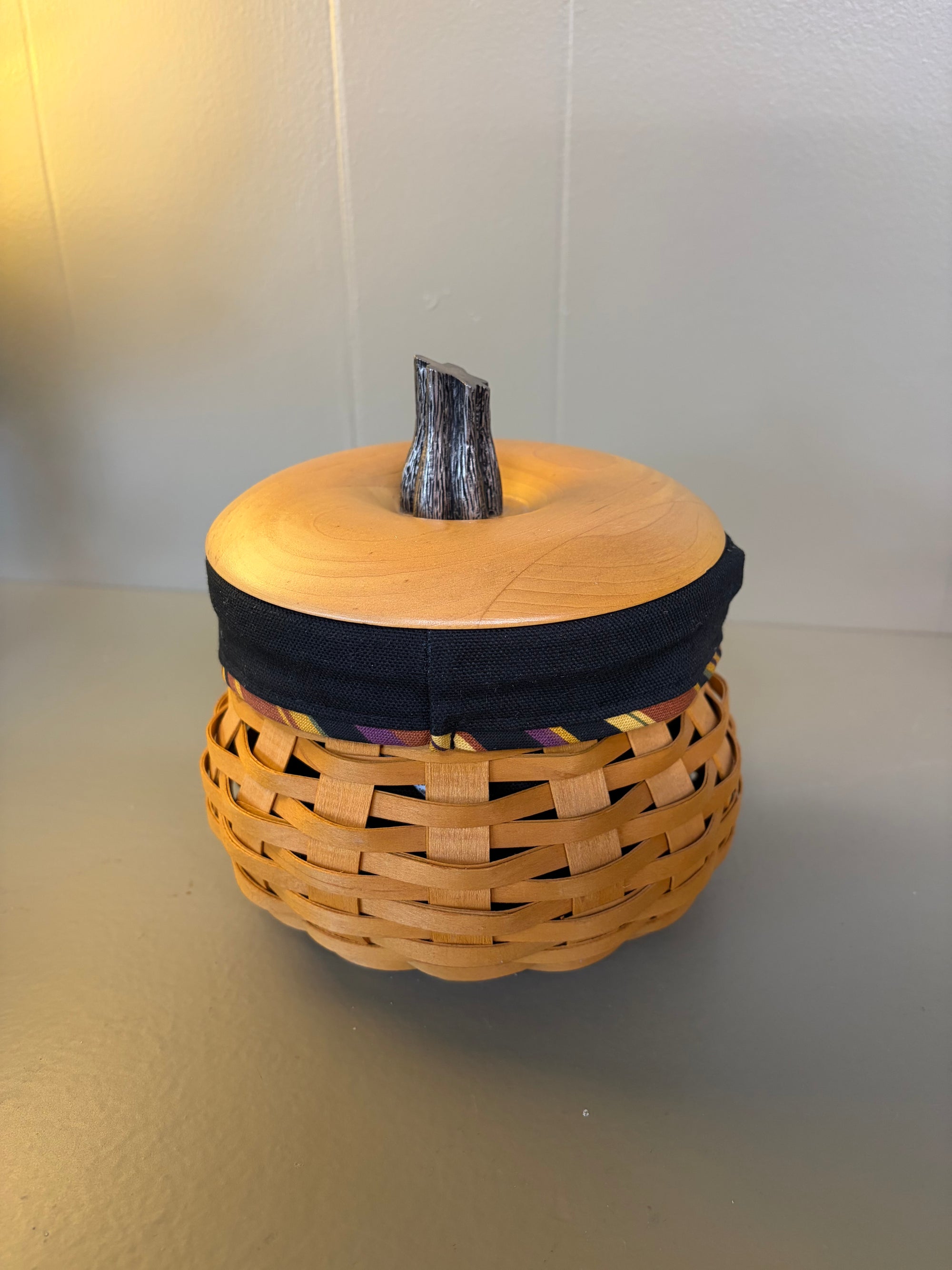 Pumpkin Shaped Longaberger Basket