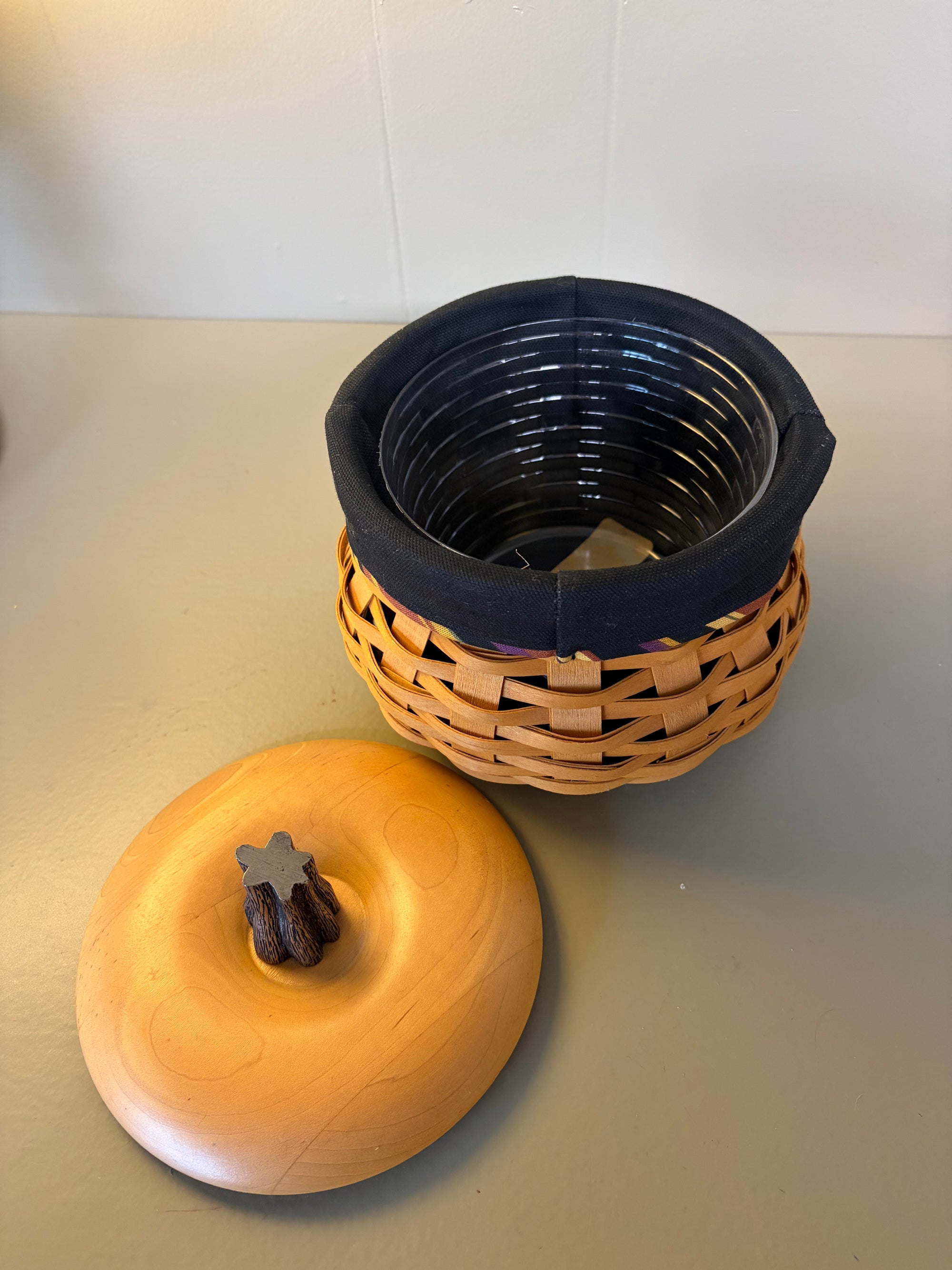 Pumpkin Shaped Longaberger Basket