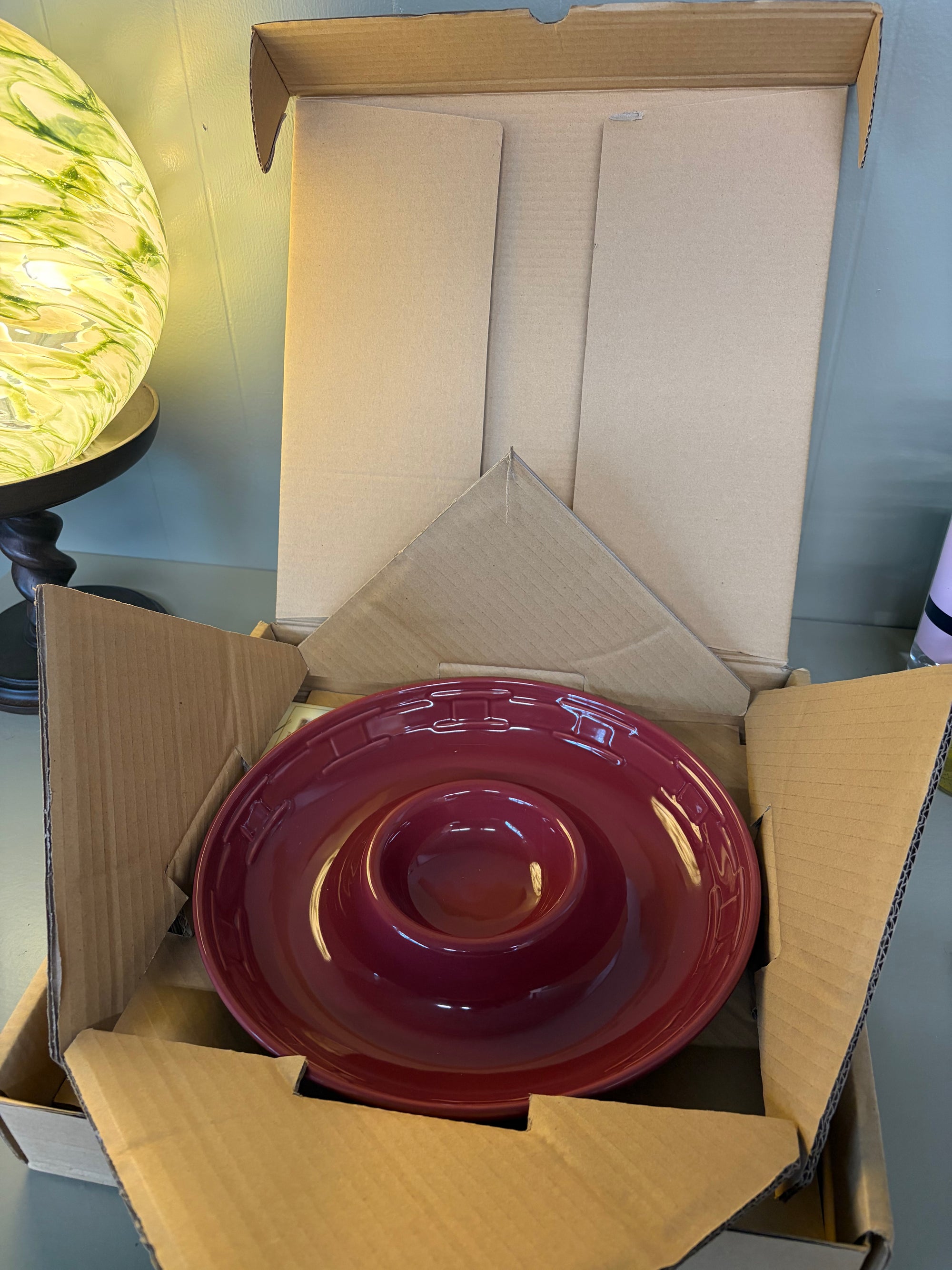 Longaberger Chip and Dip Bowl