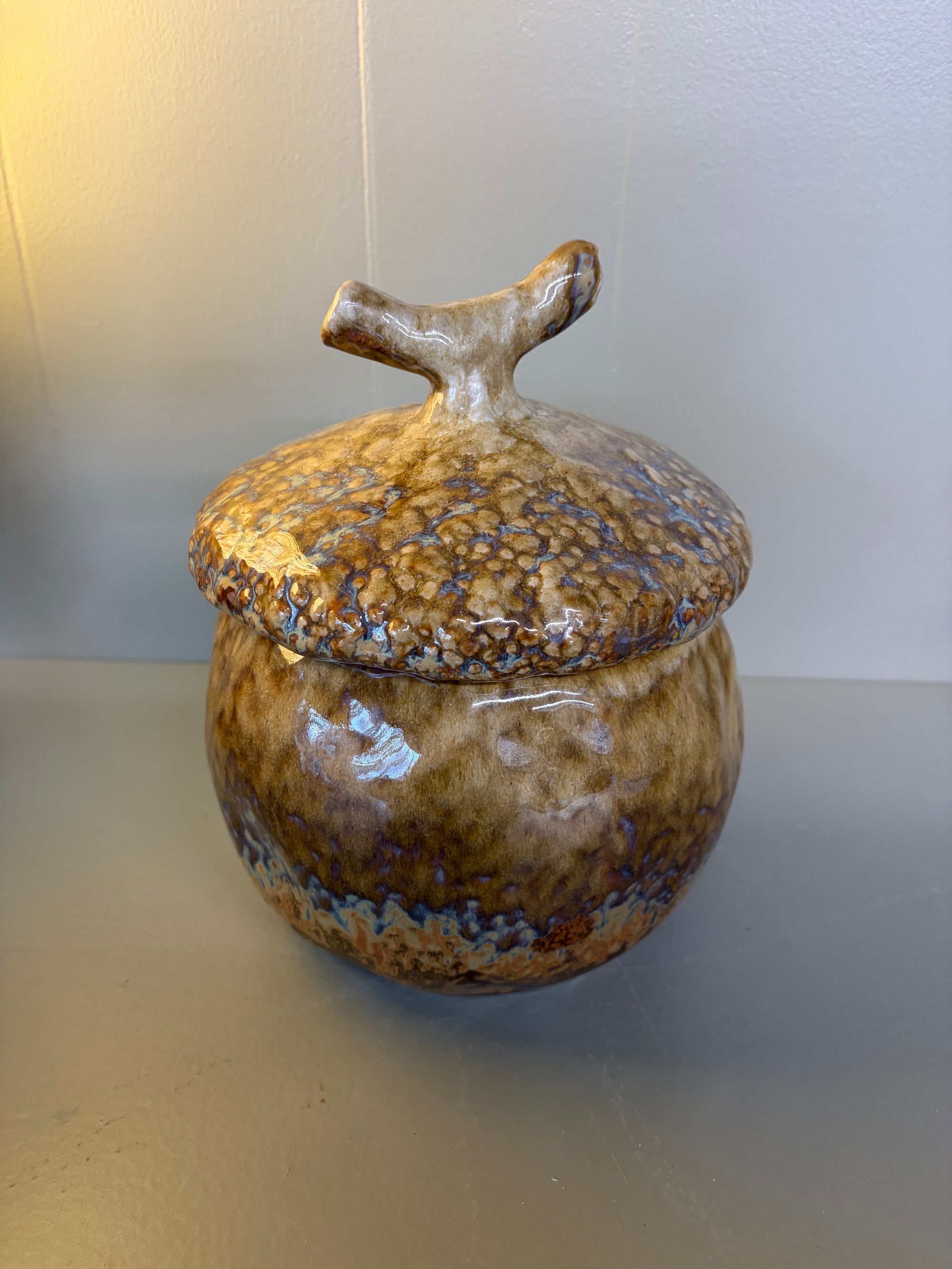 Large Fall Acorn Canister