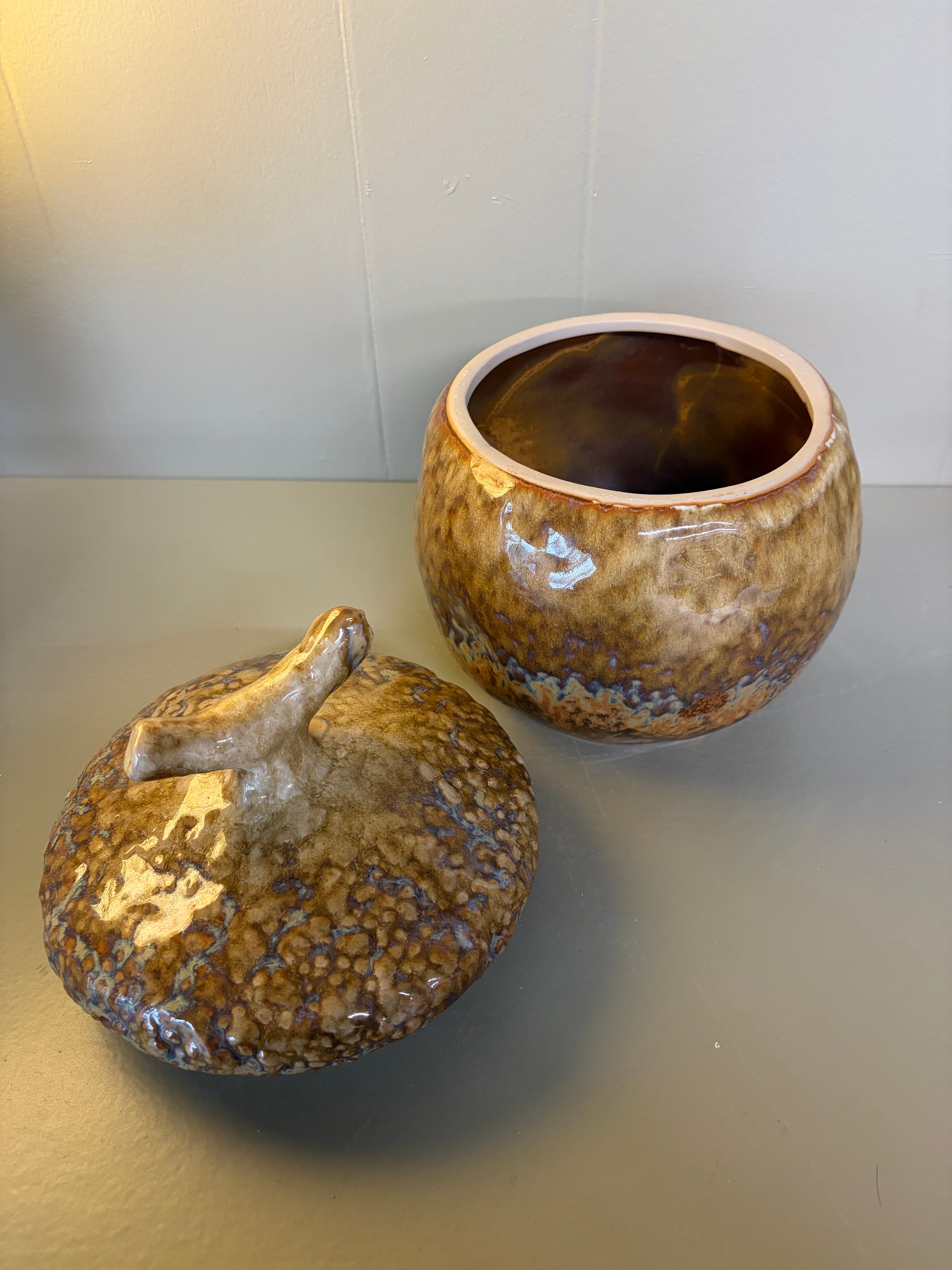 Large Fall Acorn Canister