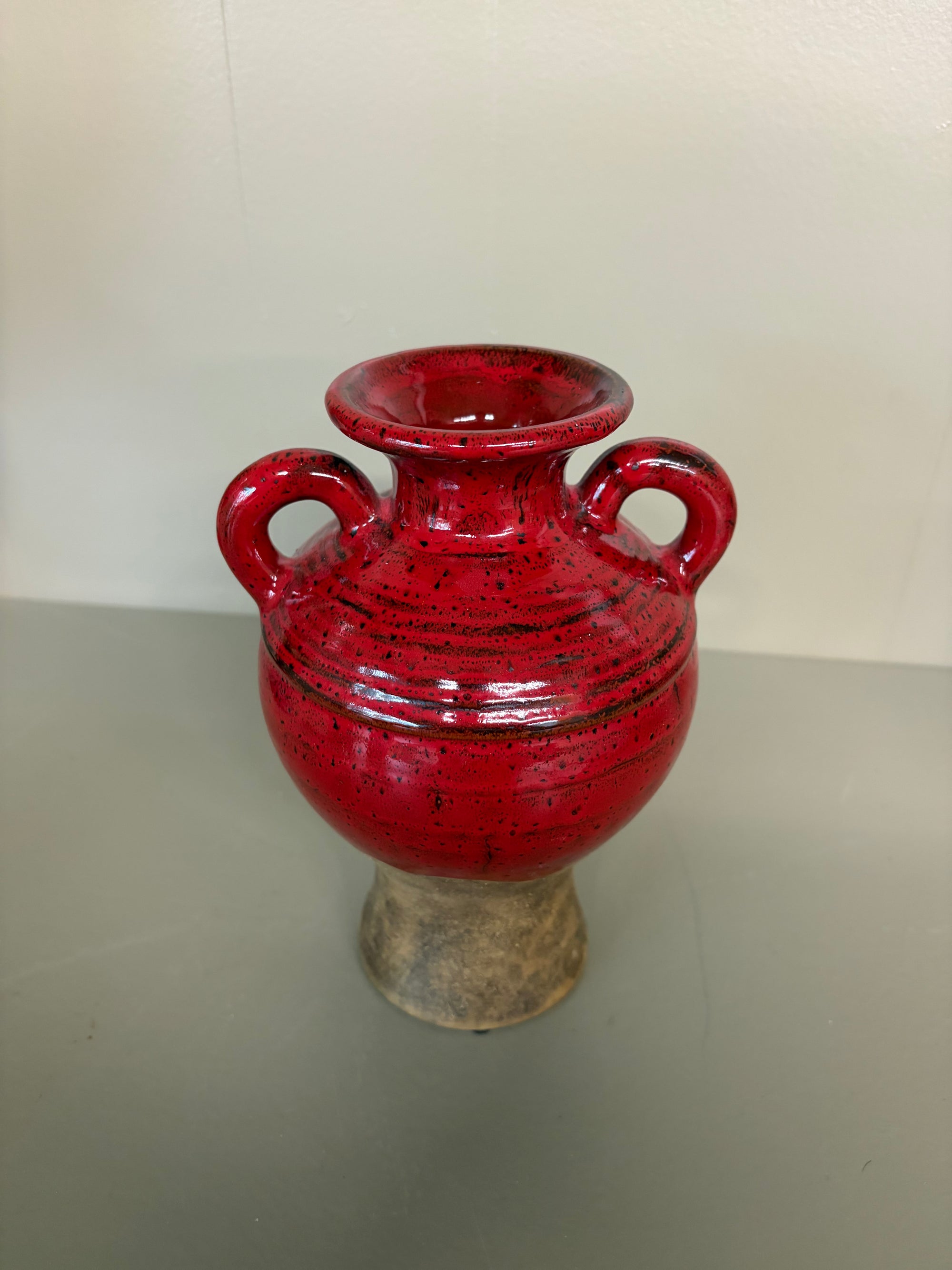 Half Glazed Vase