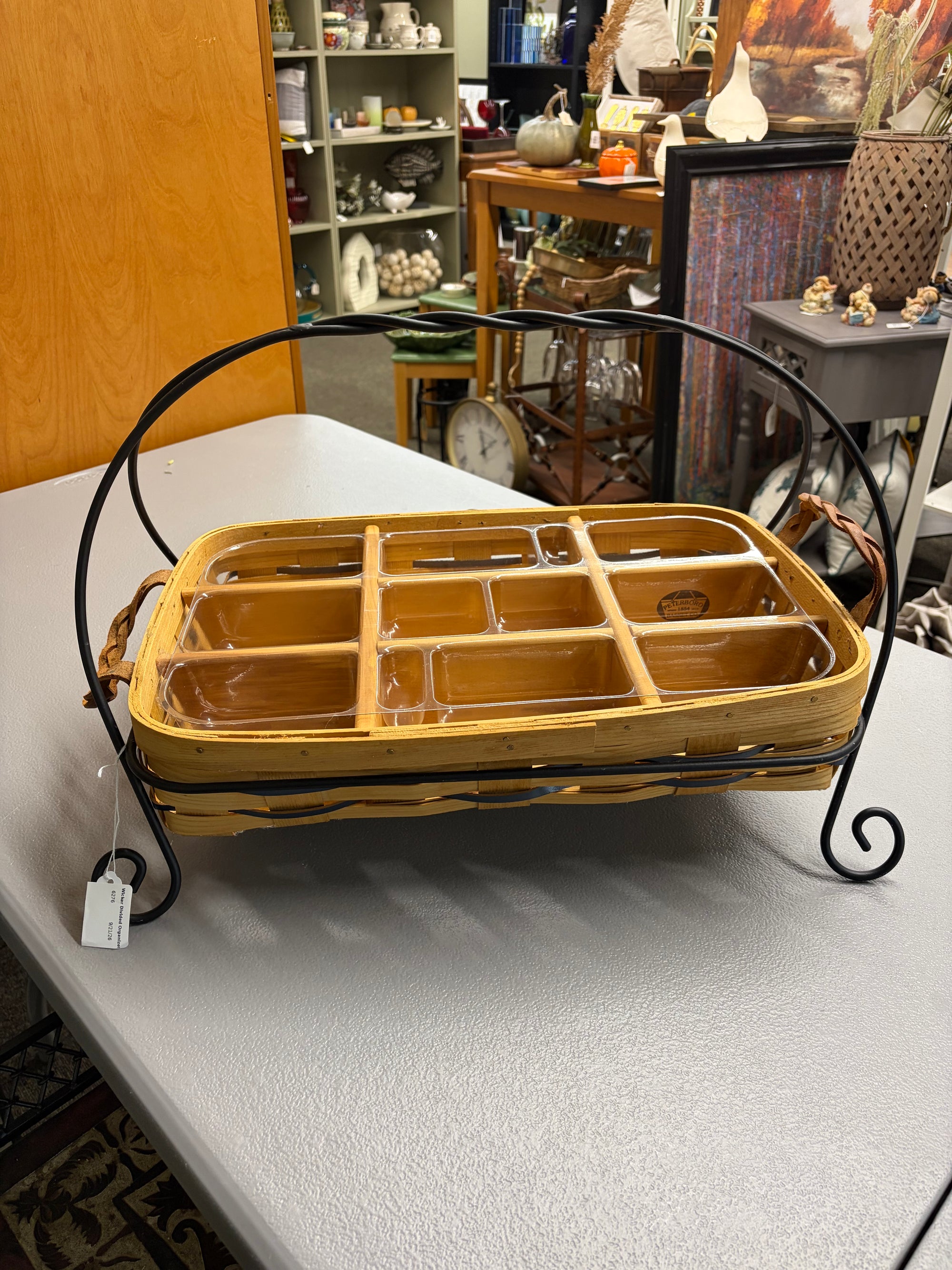 Wicker Divided Organizer