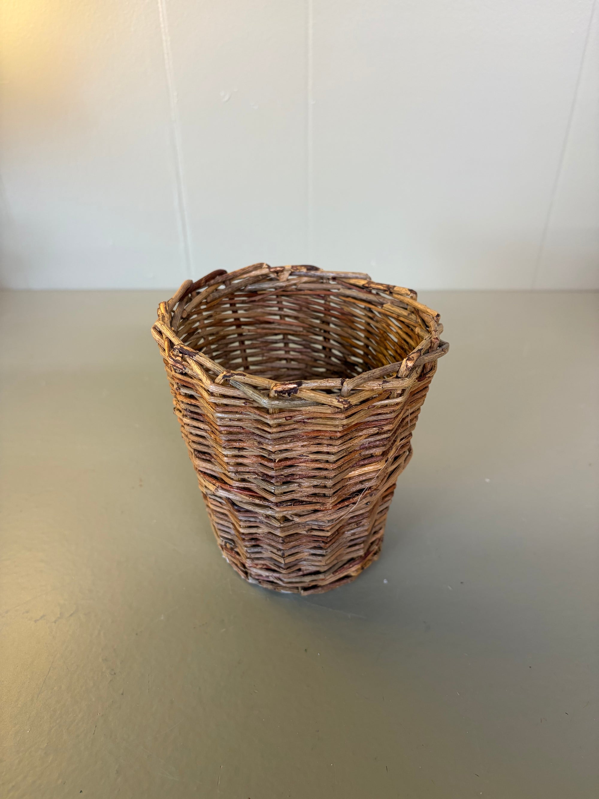 Wicker Candle Holder