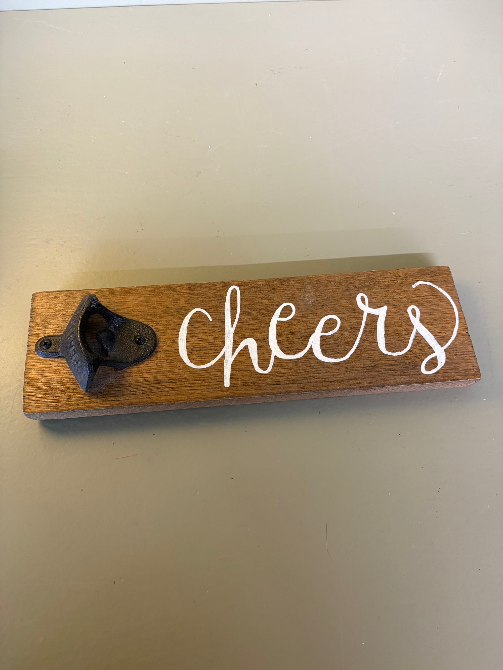 "Cheers" Sign